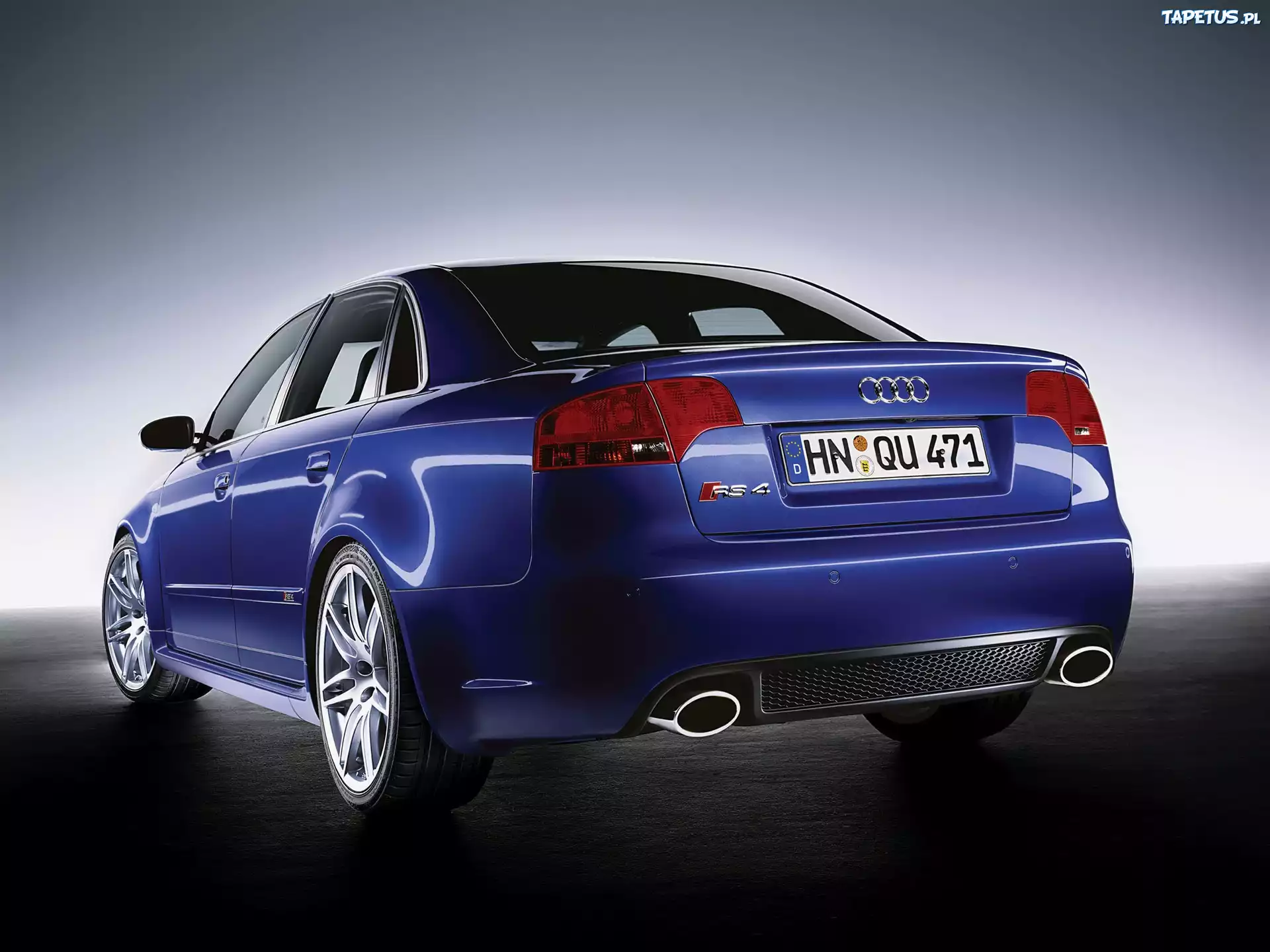 Audi RS, Wydech, Zderzak, Tył