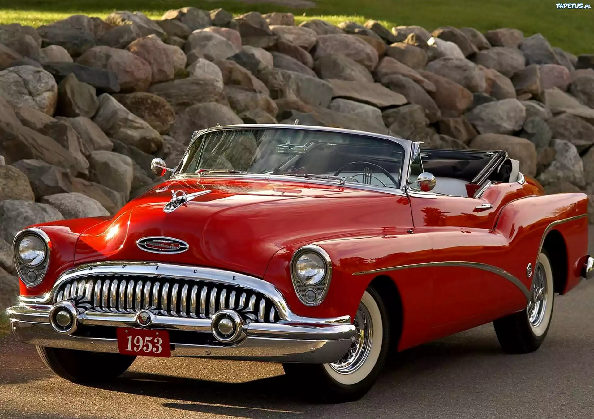 Czerwony, Buick Skylark, Kabriolet