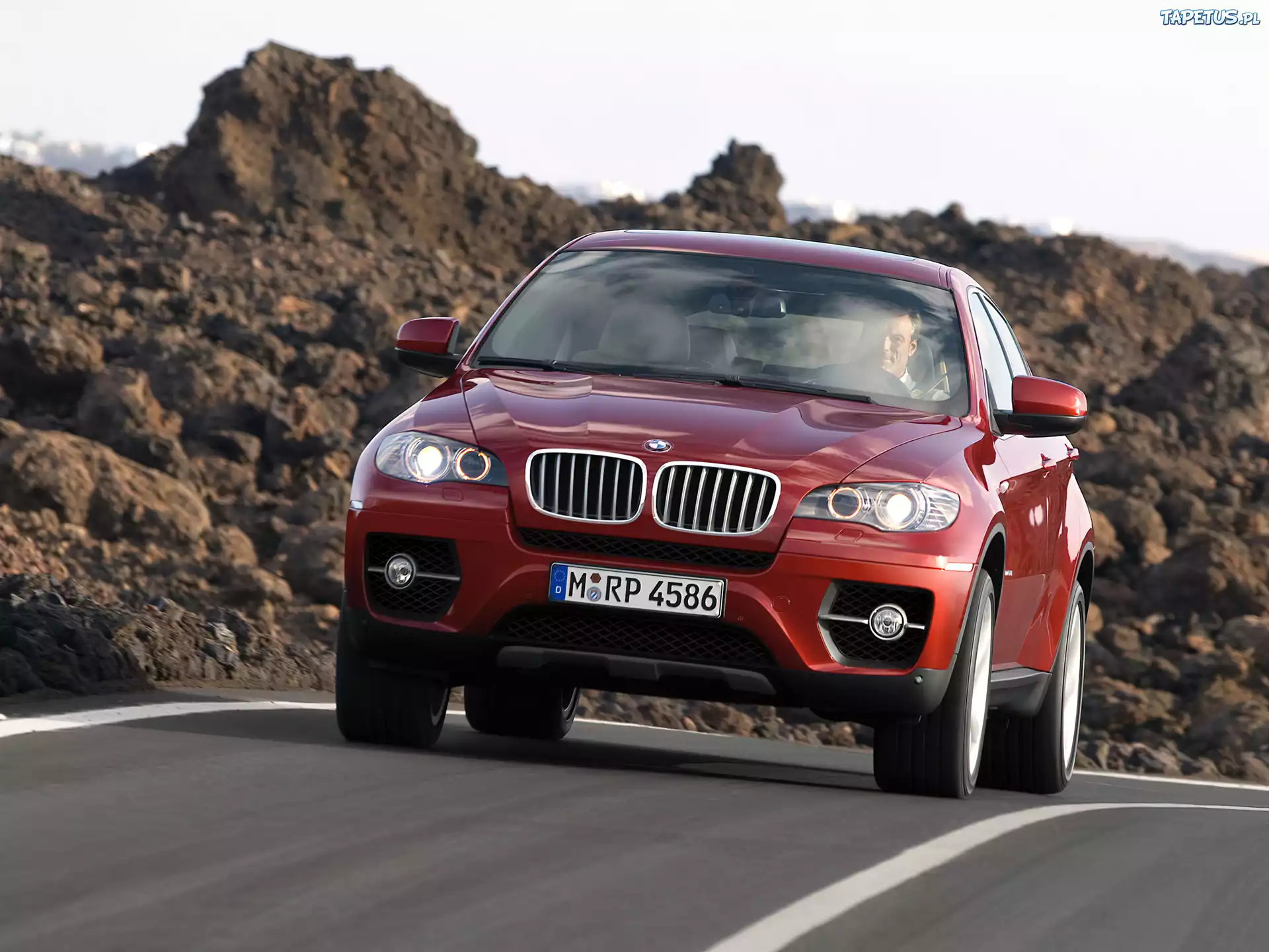 BMW X6, Halogeny, Maska