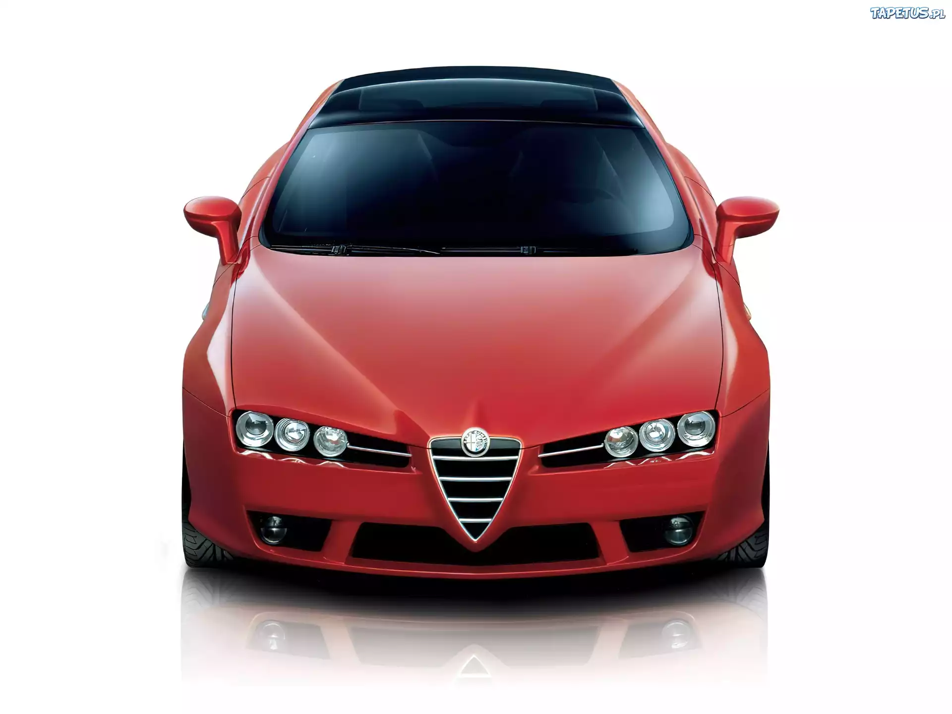 Alfa Romeo Brera, Halogeny, Szyba, Przednia