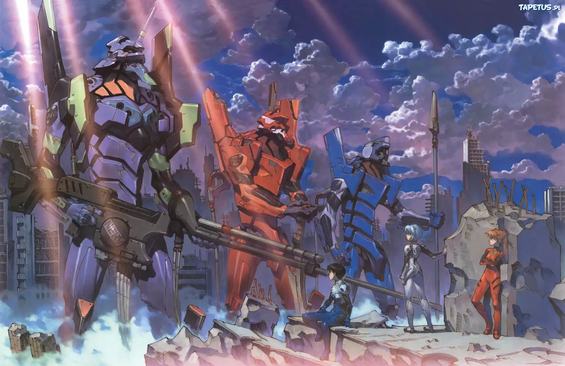 Neon Genesis Evangelion, Roboty, Światło