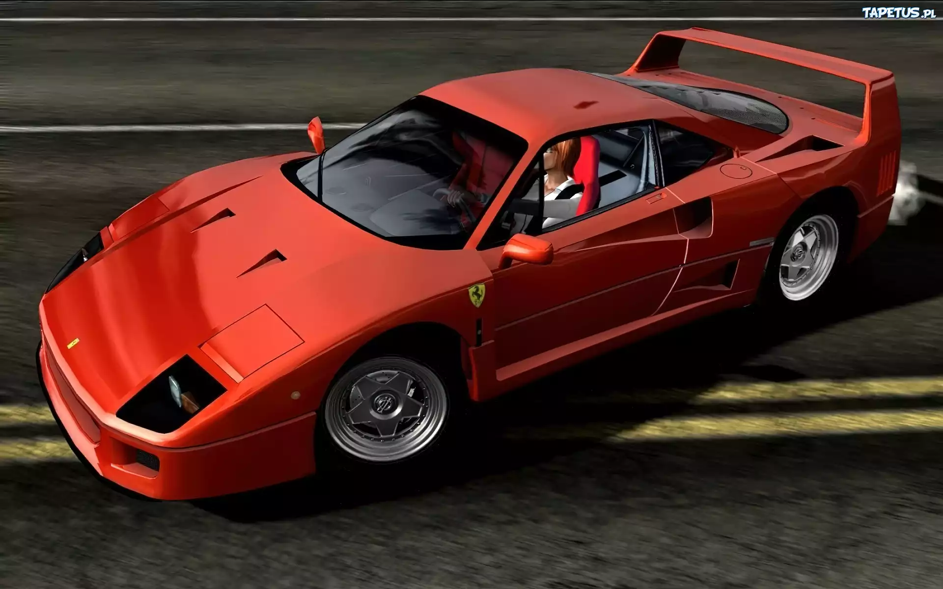 Ferrari F 40, Wizualizacja