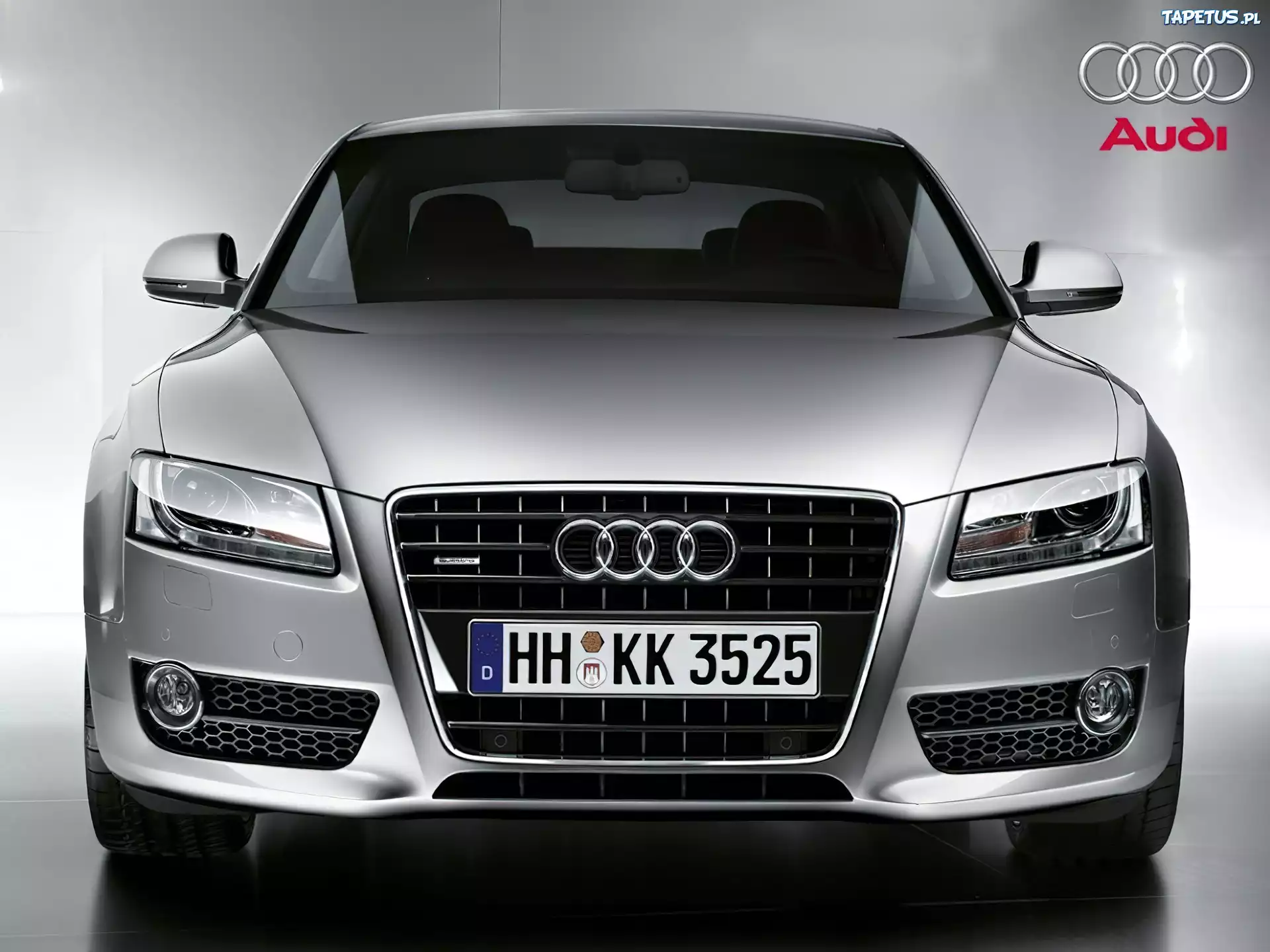 Przód, Audi A5, Logo
