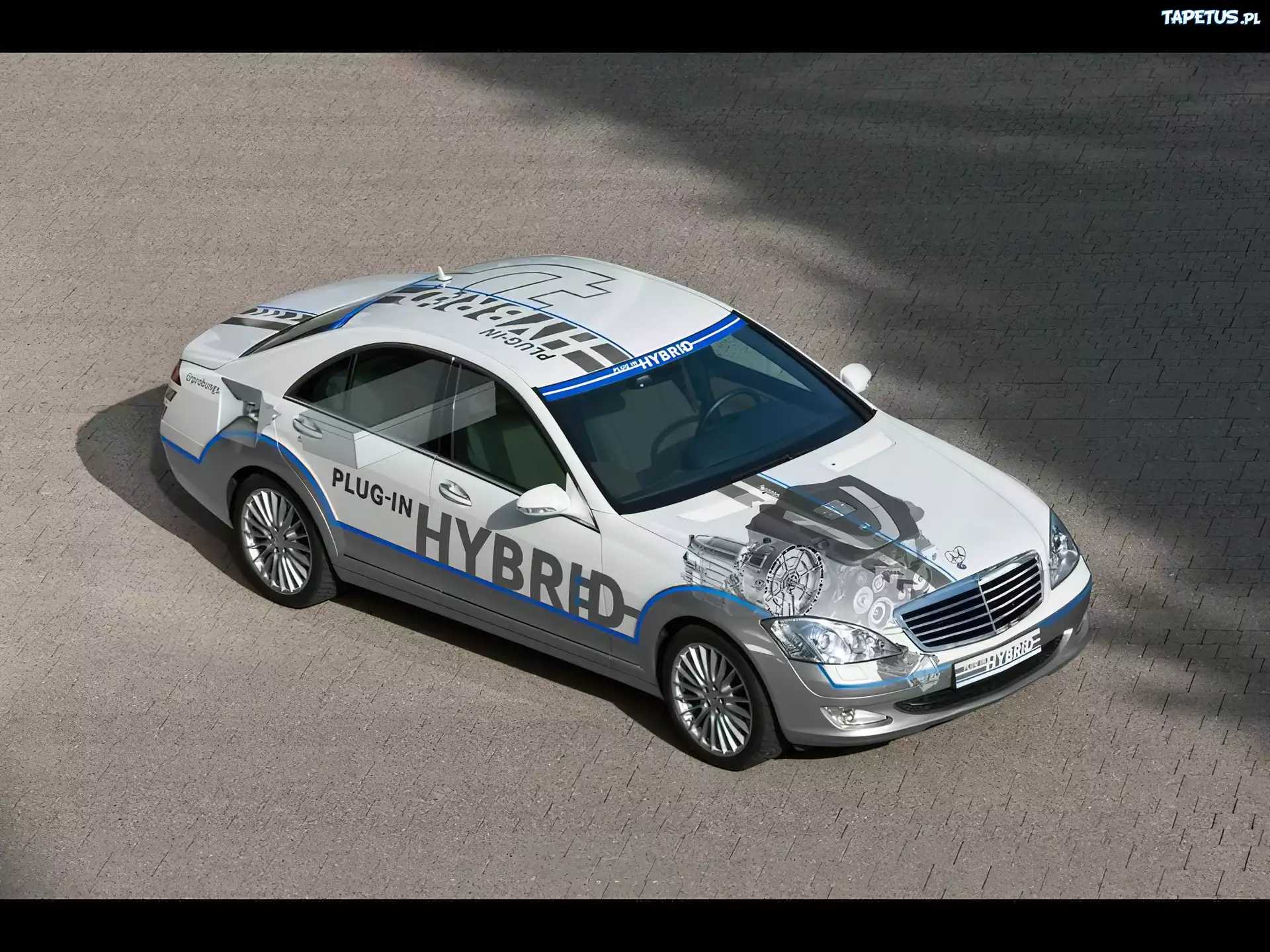 Mercedes-Benz, Vision, S 500, Hybrid, Przekrój