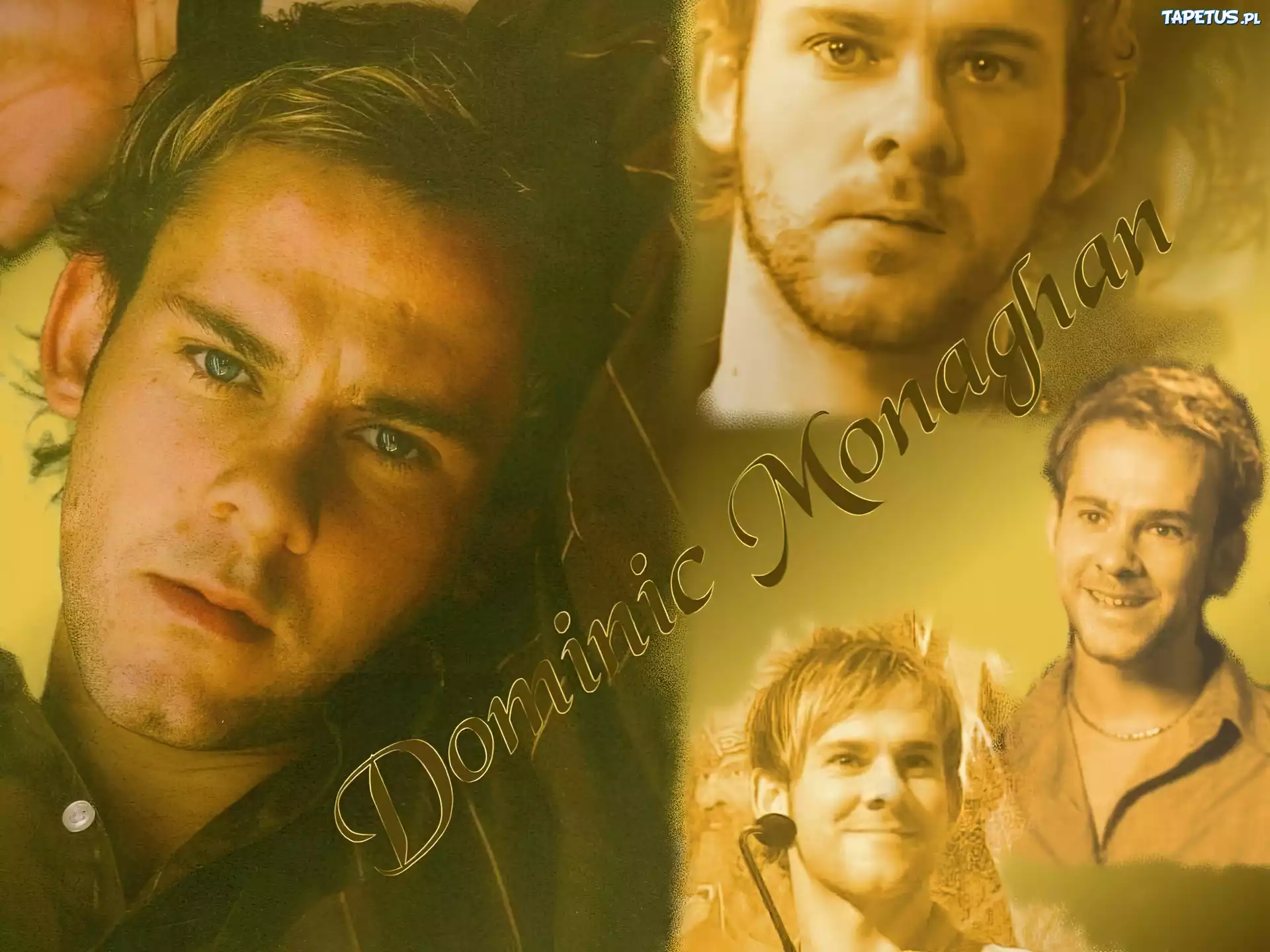 Dominic Monaghan,jasne włosy, niebieskie oczy