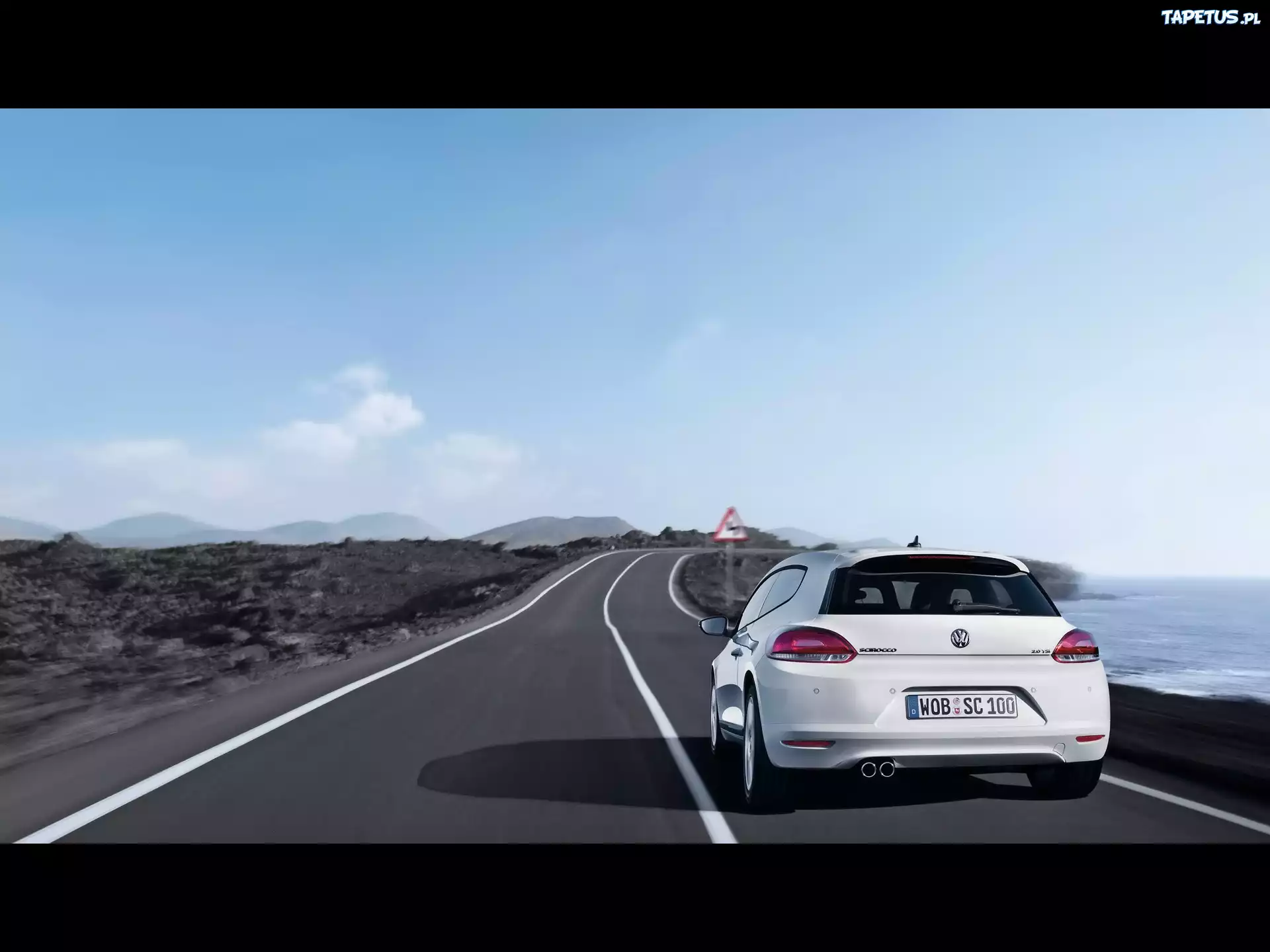 Tył, VW Scirocco, Reklama