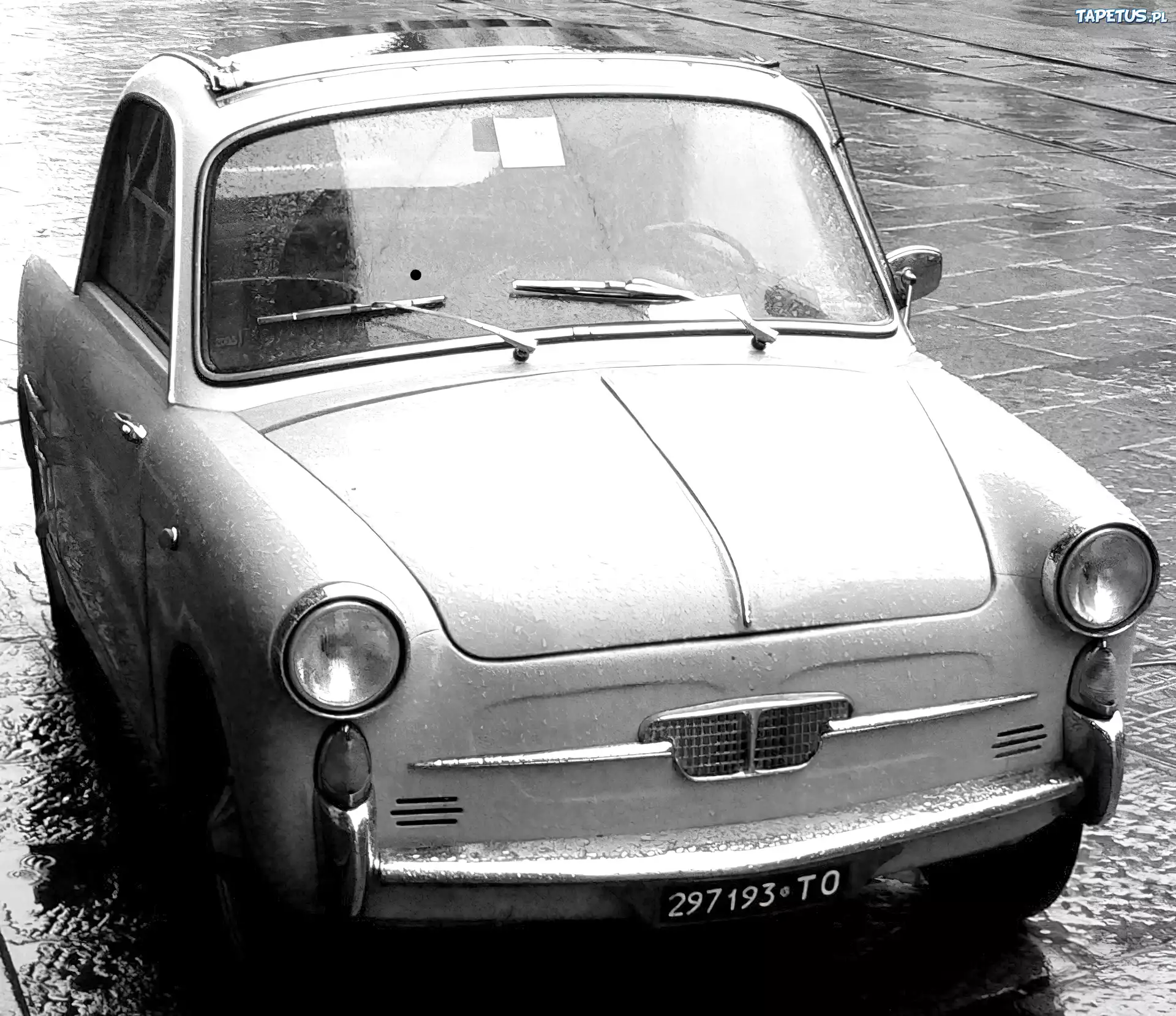 Przód, Autobianchi Bianchina, Deszcz