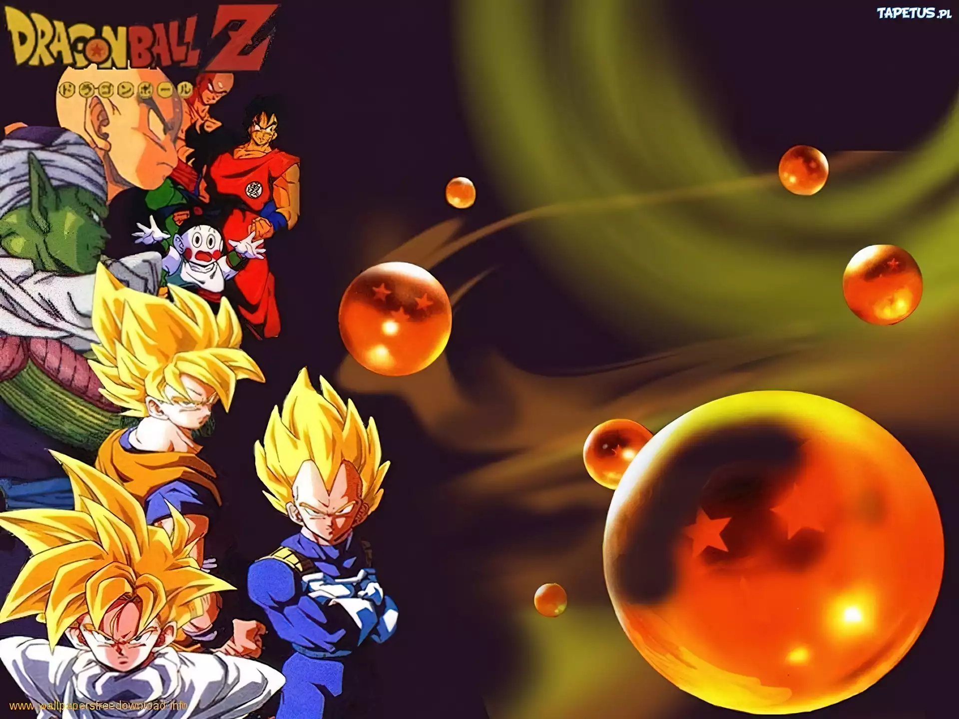 Son Gohan, Son Goku, Vegeta, Trunk, Krilan, Piccolo