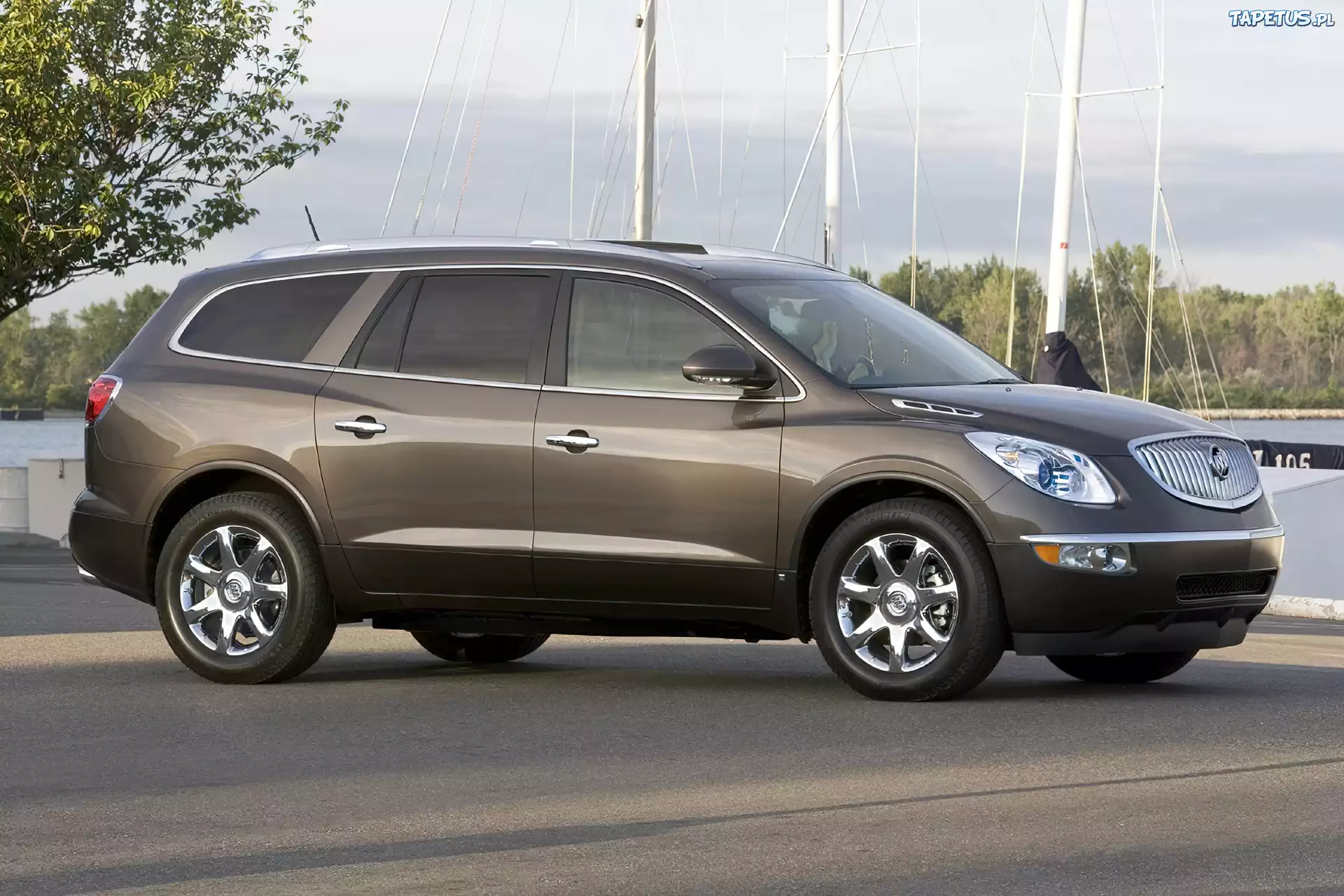 Buick Enclave, Prawy, Profil, Maszty