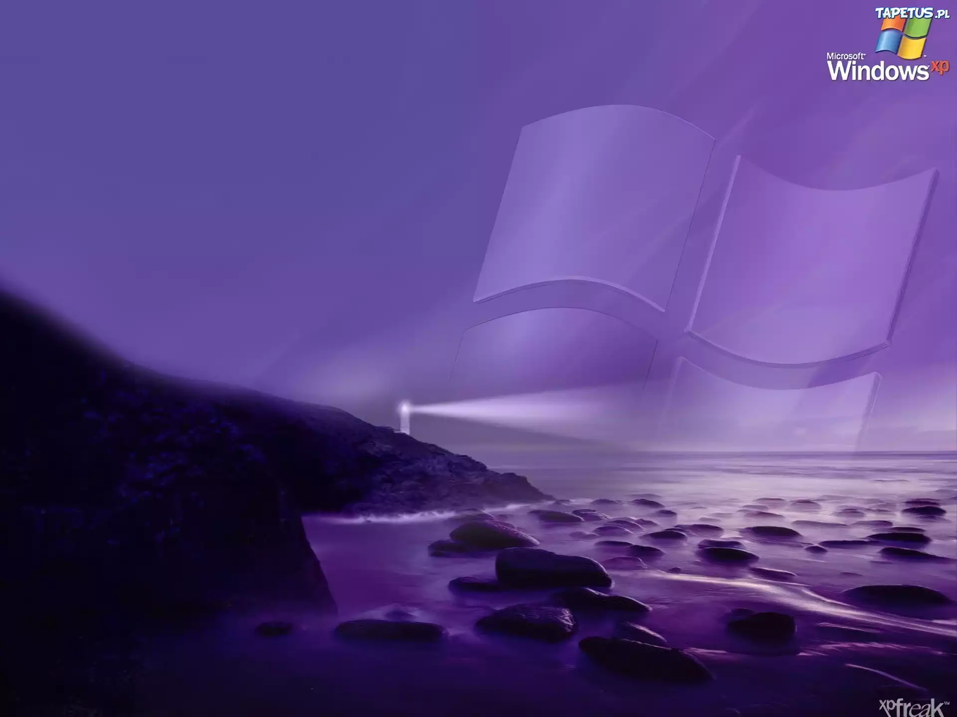 Windows XP, Logo, Na, Tle, Morza