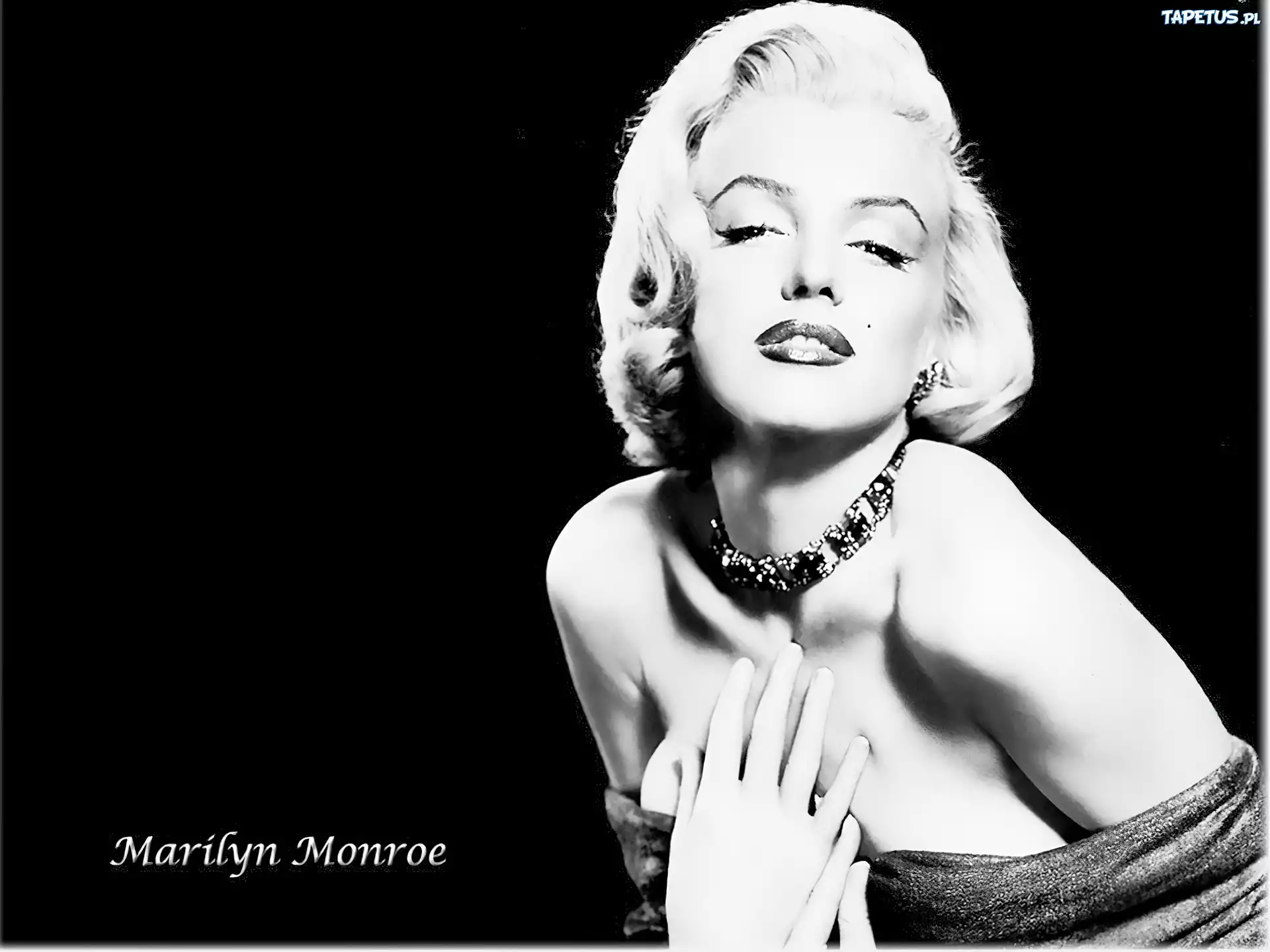 Zdjęcie, Marylin Monroe, Naszyjnik