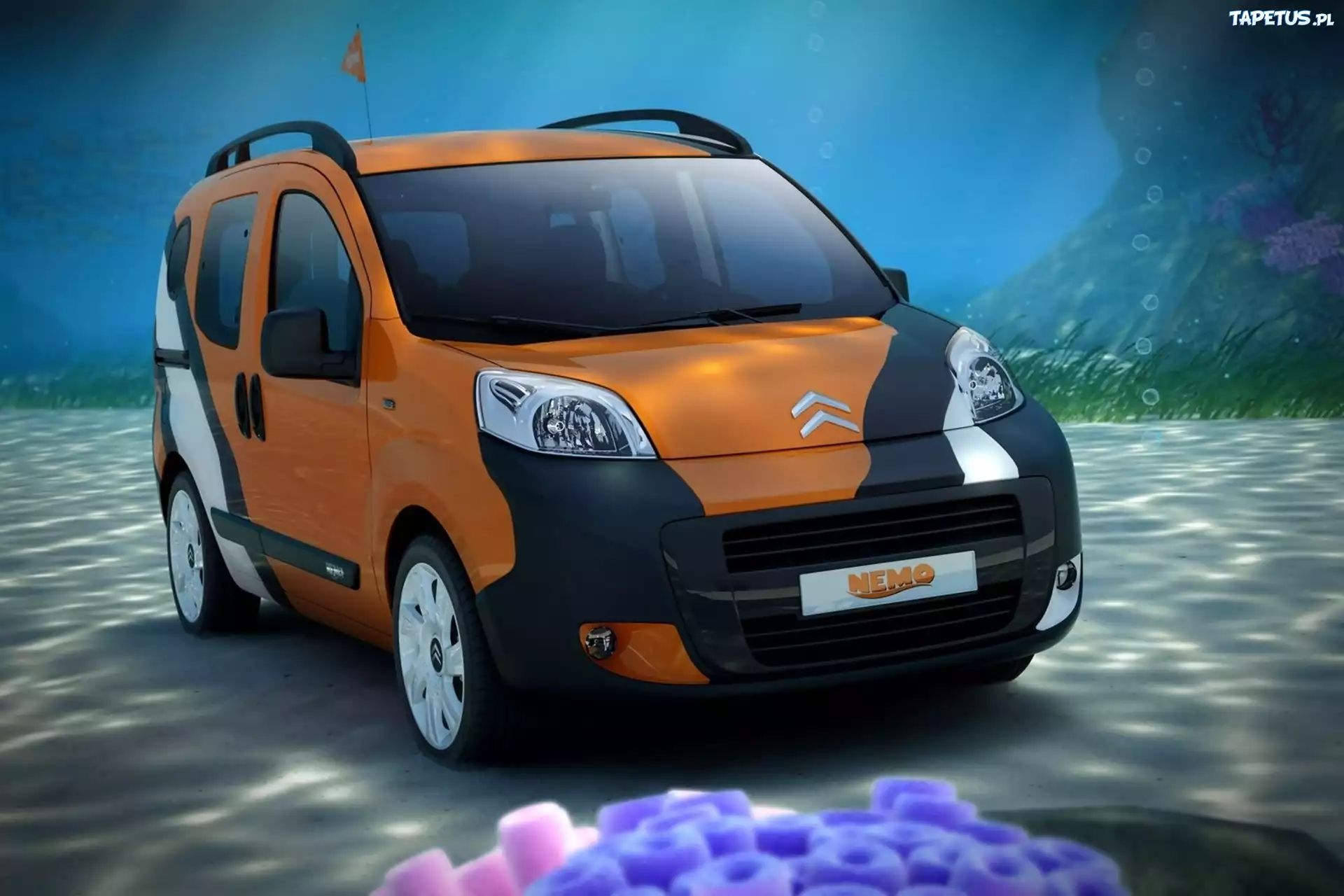 Citroen Nemo, Zderzak, Maska