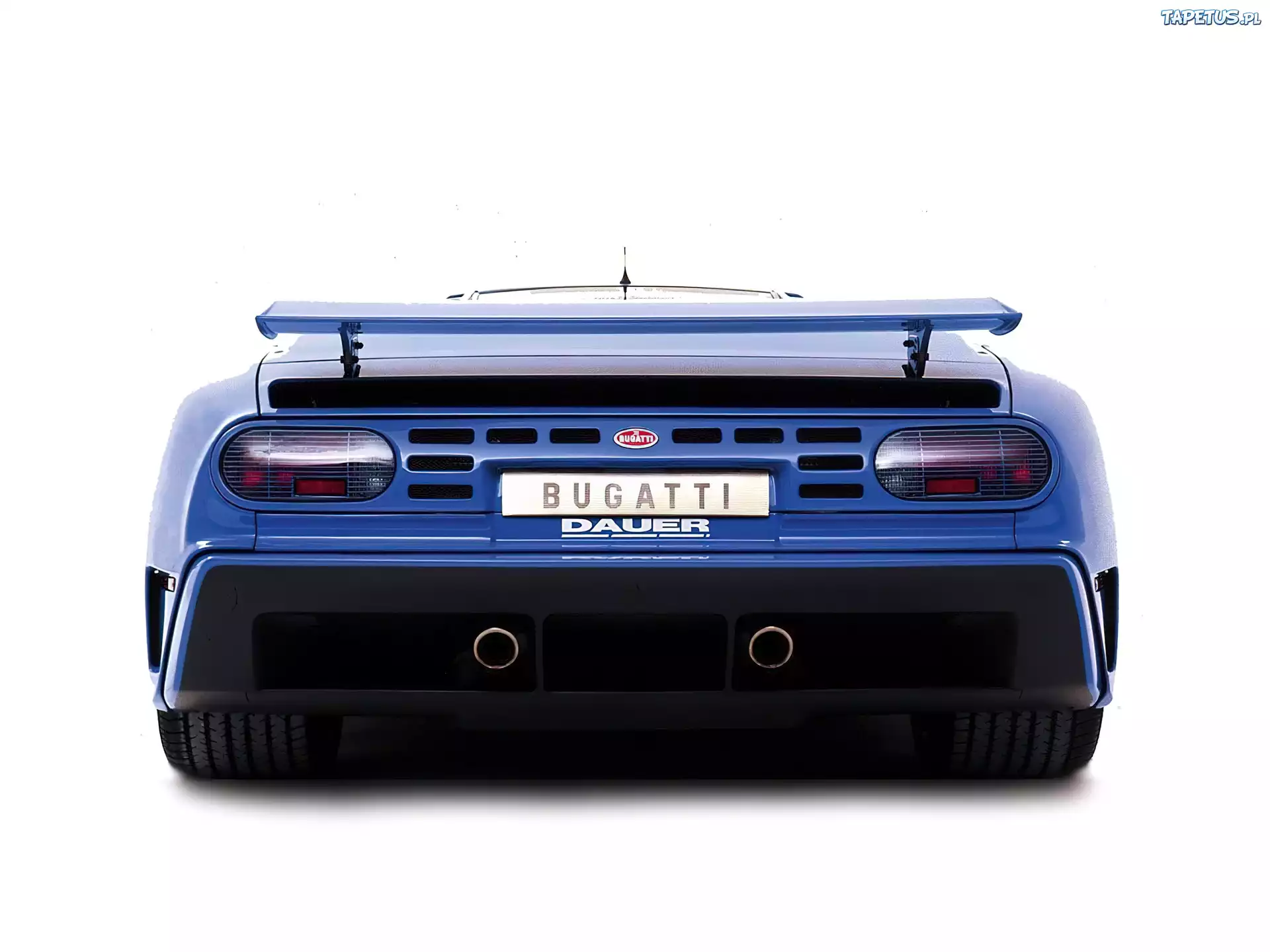 Tył, Bugatti EB 110