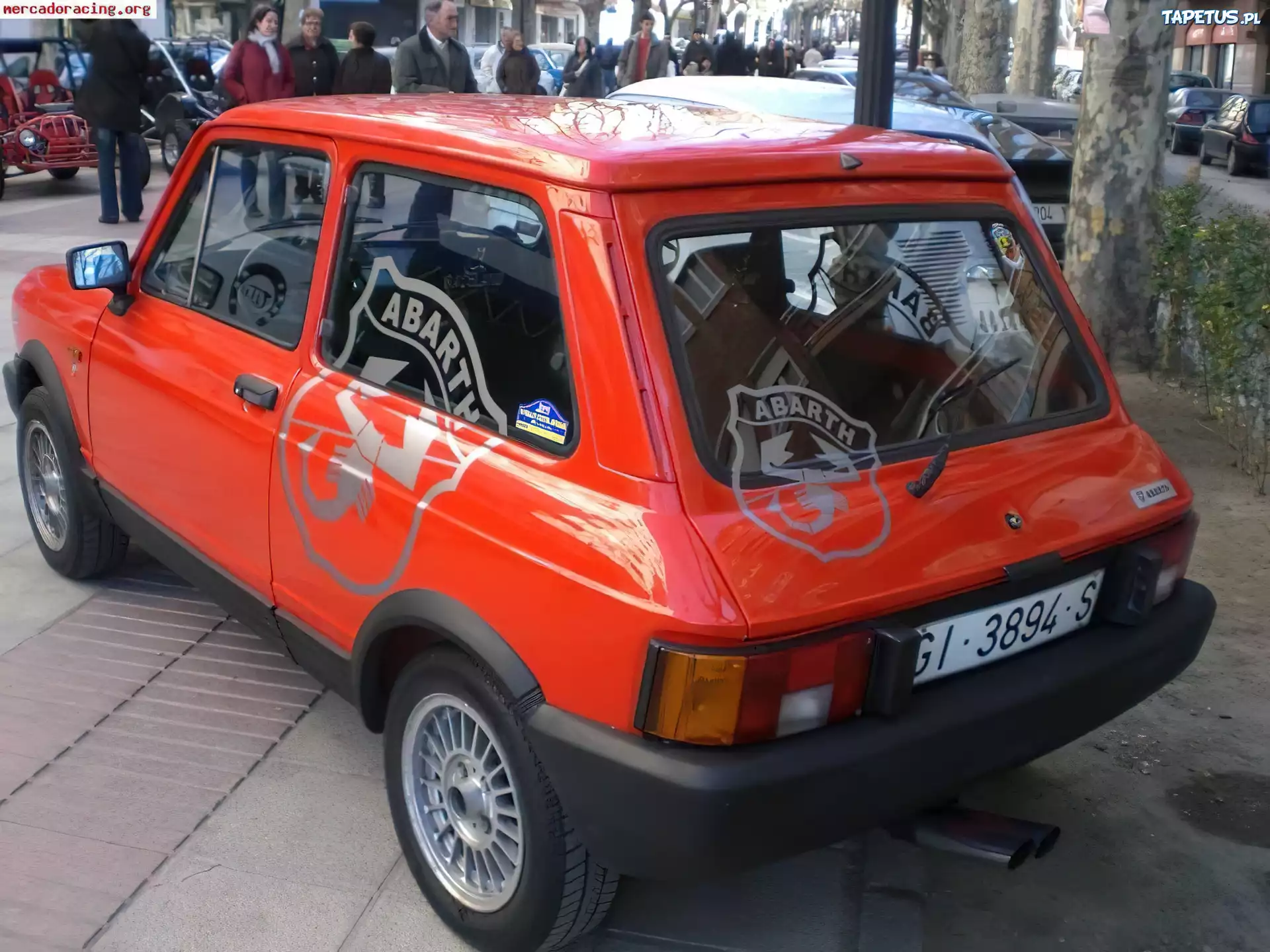 Autobianchi A112, Tył, Sportowy, Tłumik