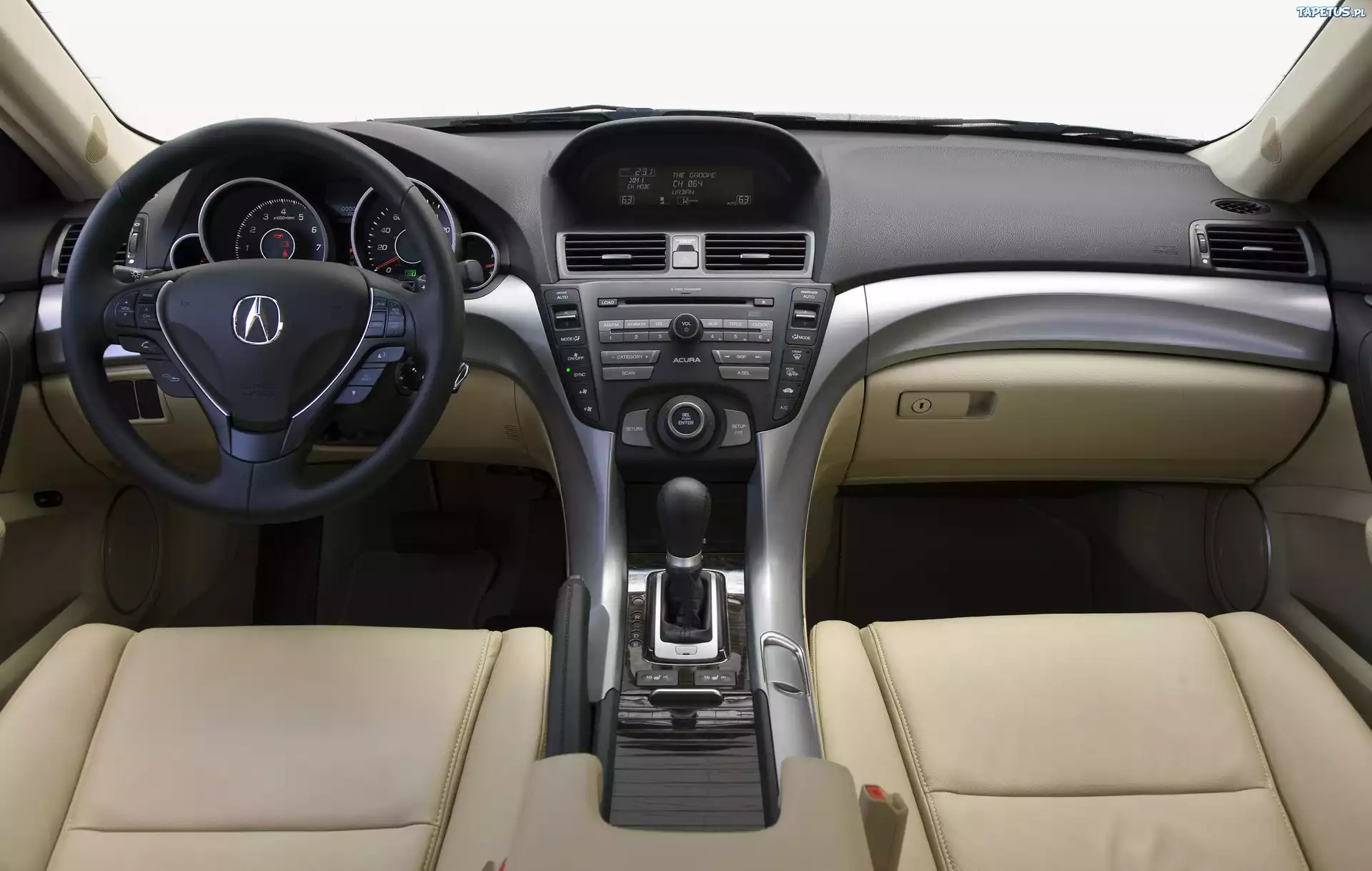 Acura TL, Wnętrze, Jasny, Środek
