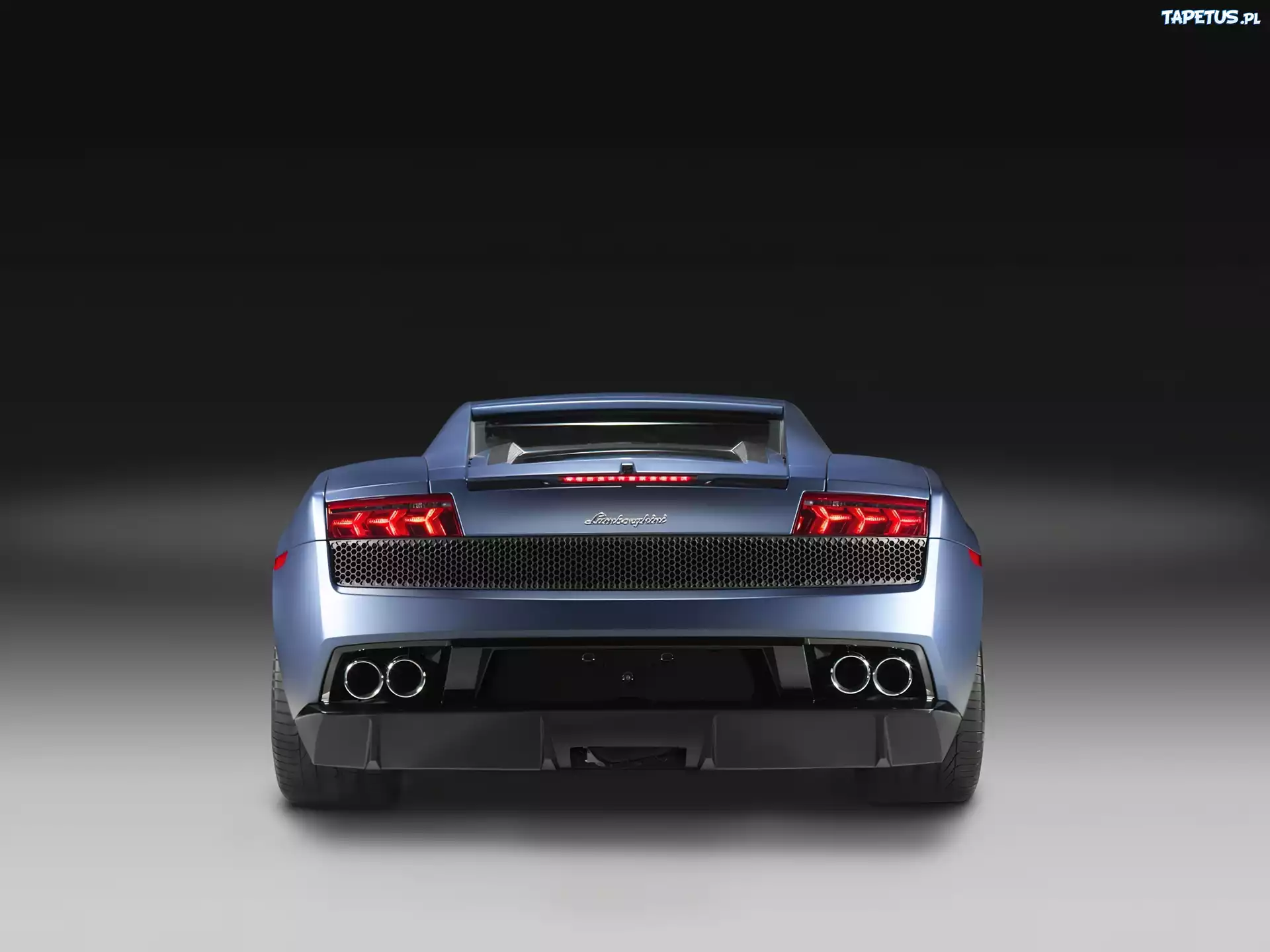Tył, Lamborghini Gallardo, Cztery, Rury, Wydechowe