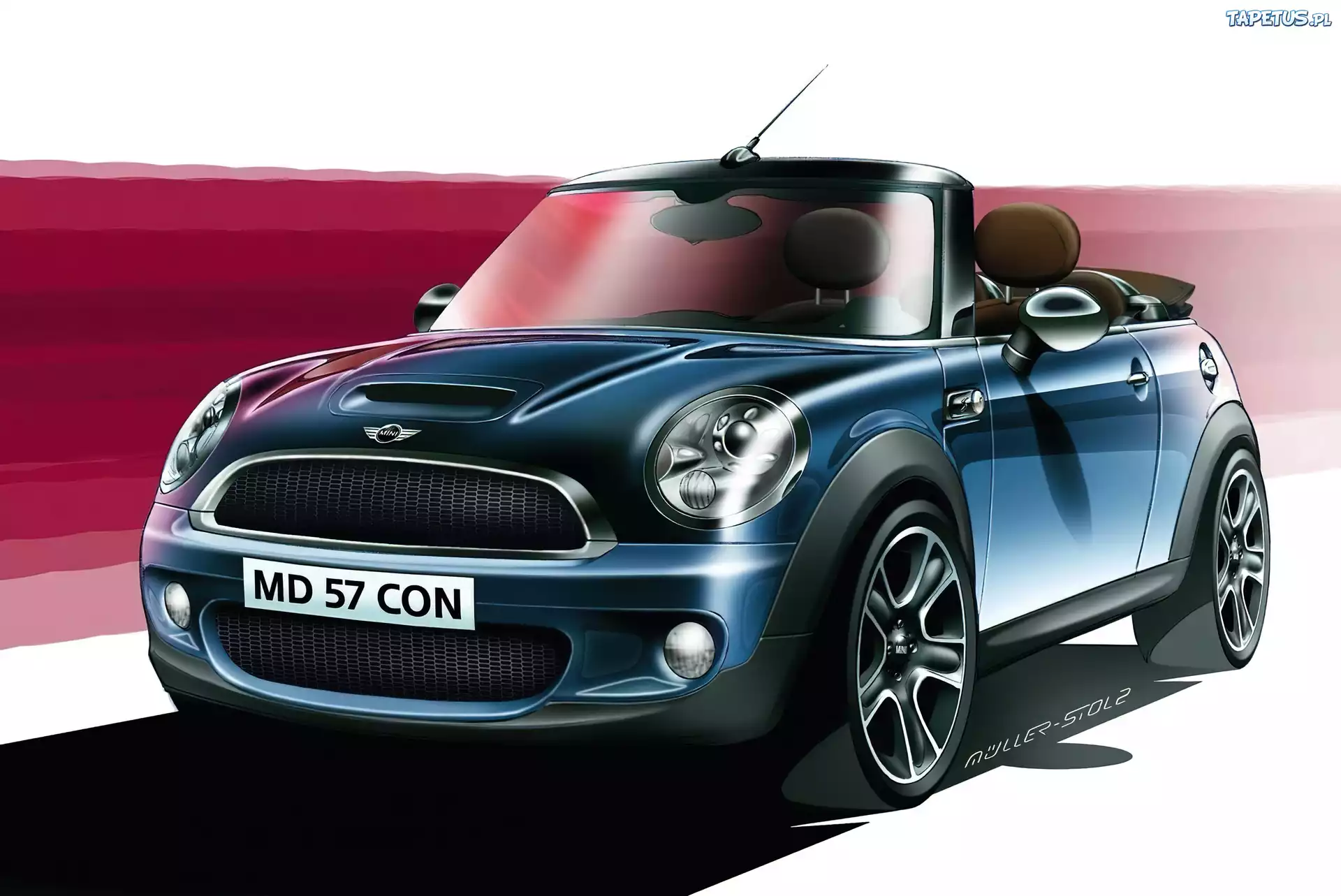 Mini Cabrio, Prototyp, Grafika