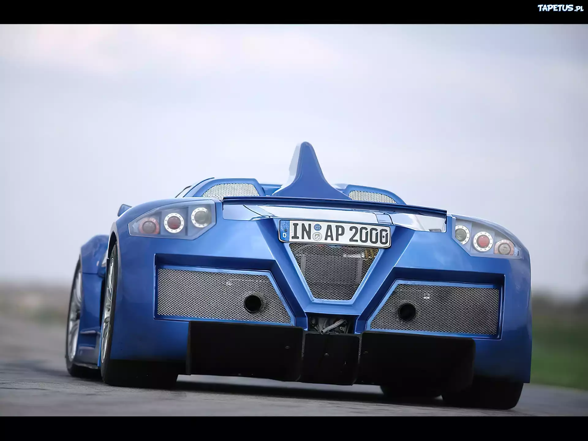 Tył, Gumpert Apollo, Rury, Wydechowe