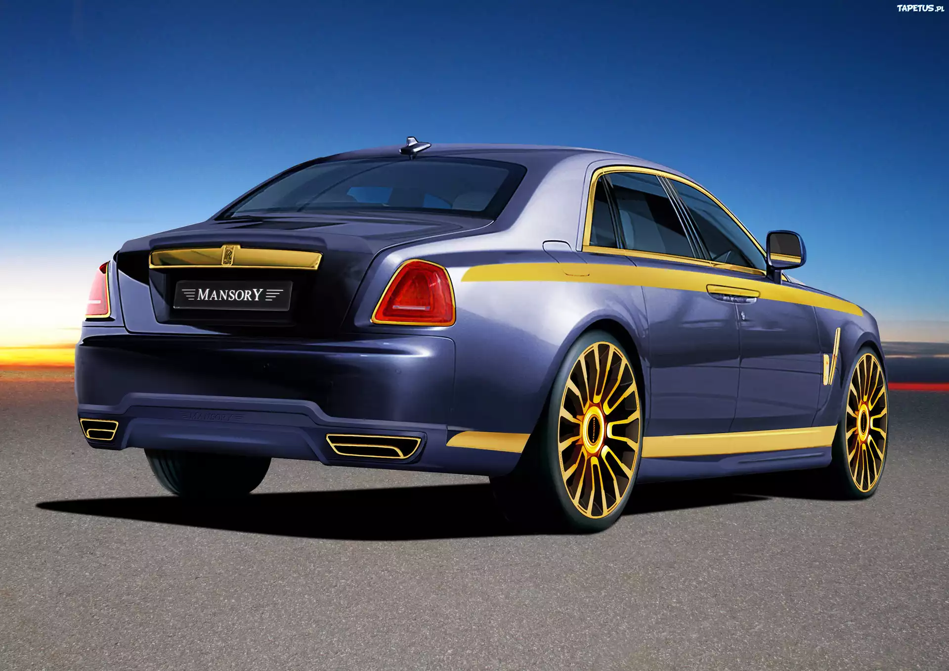 Rolls-Royce Ghost, Złote, Alufelgi