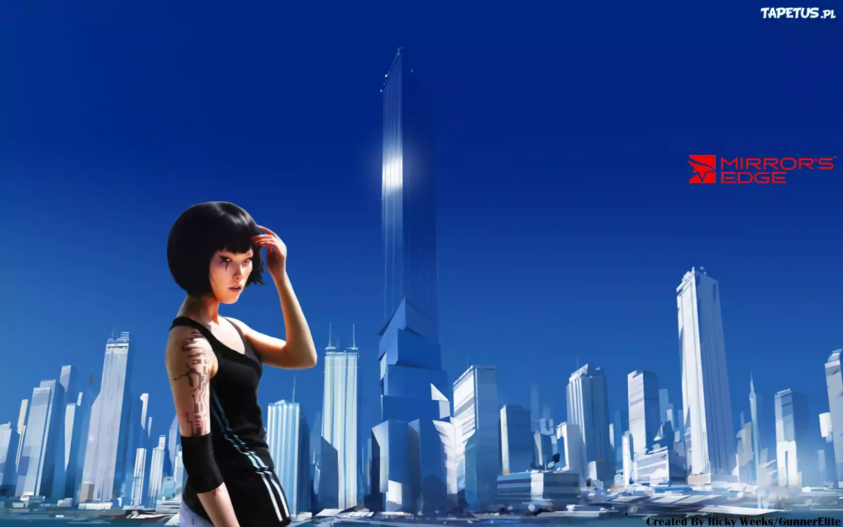 Mirrors Edge, Wieżowce, Miasto