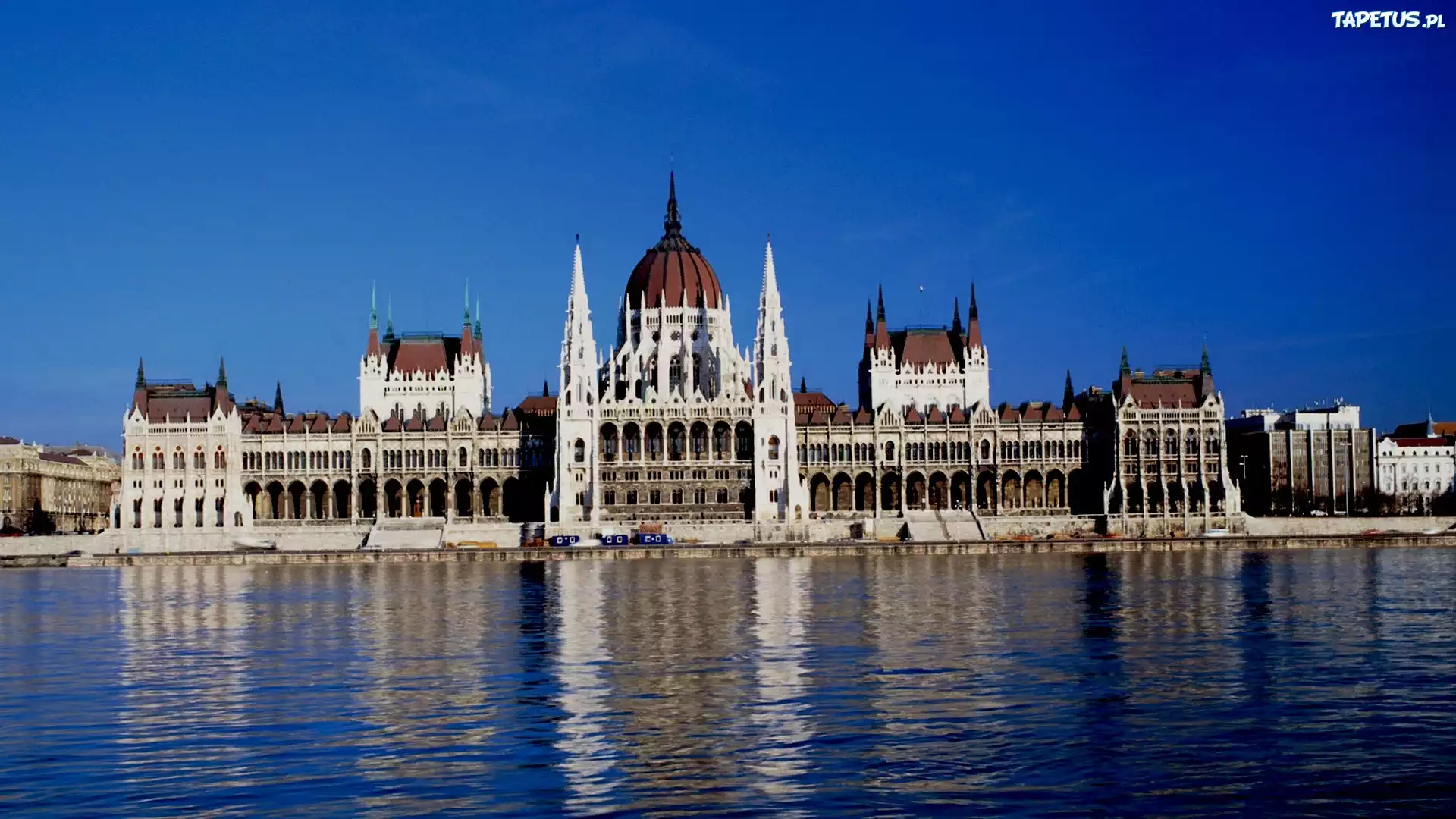 Dunaj, Budapeszt, Parlament, Węgry