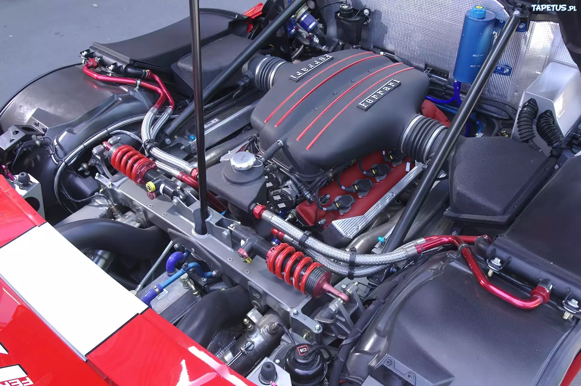 Ferrari FXX, Silnik, Zawieszenie