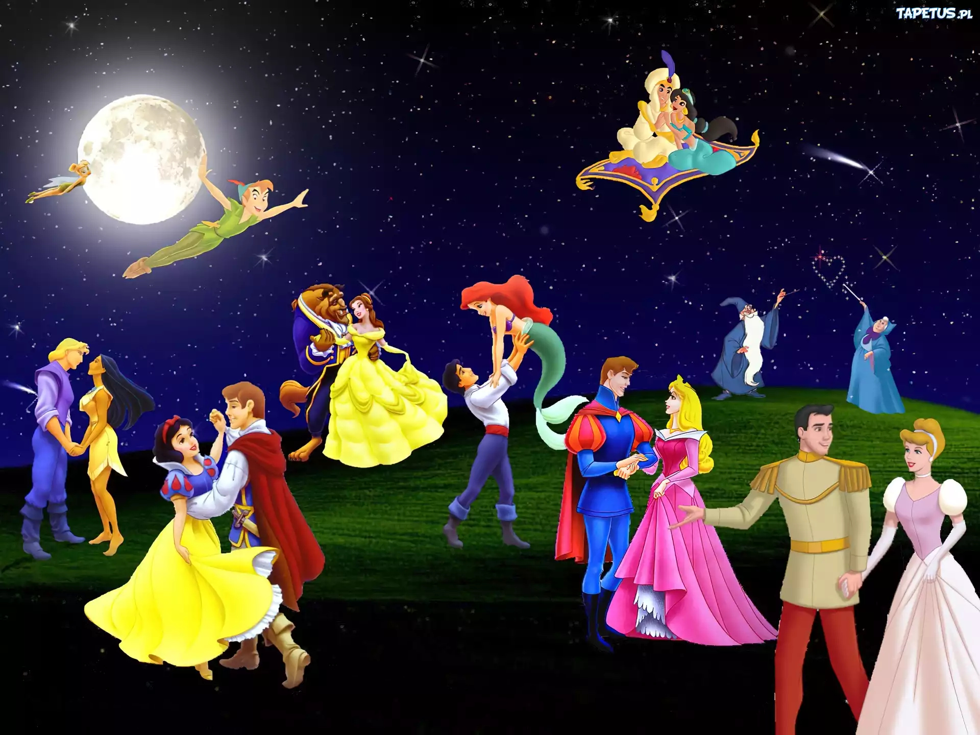 Postacie, Bajki, Disney