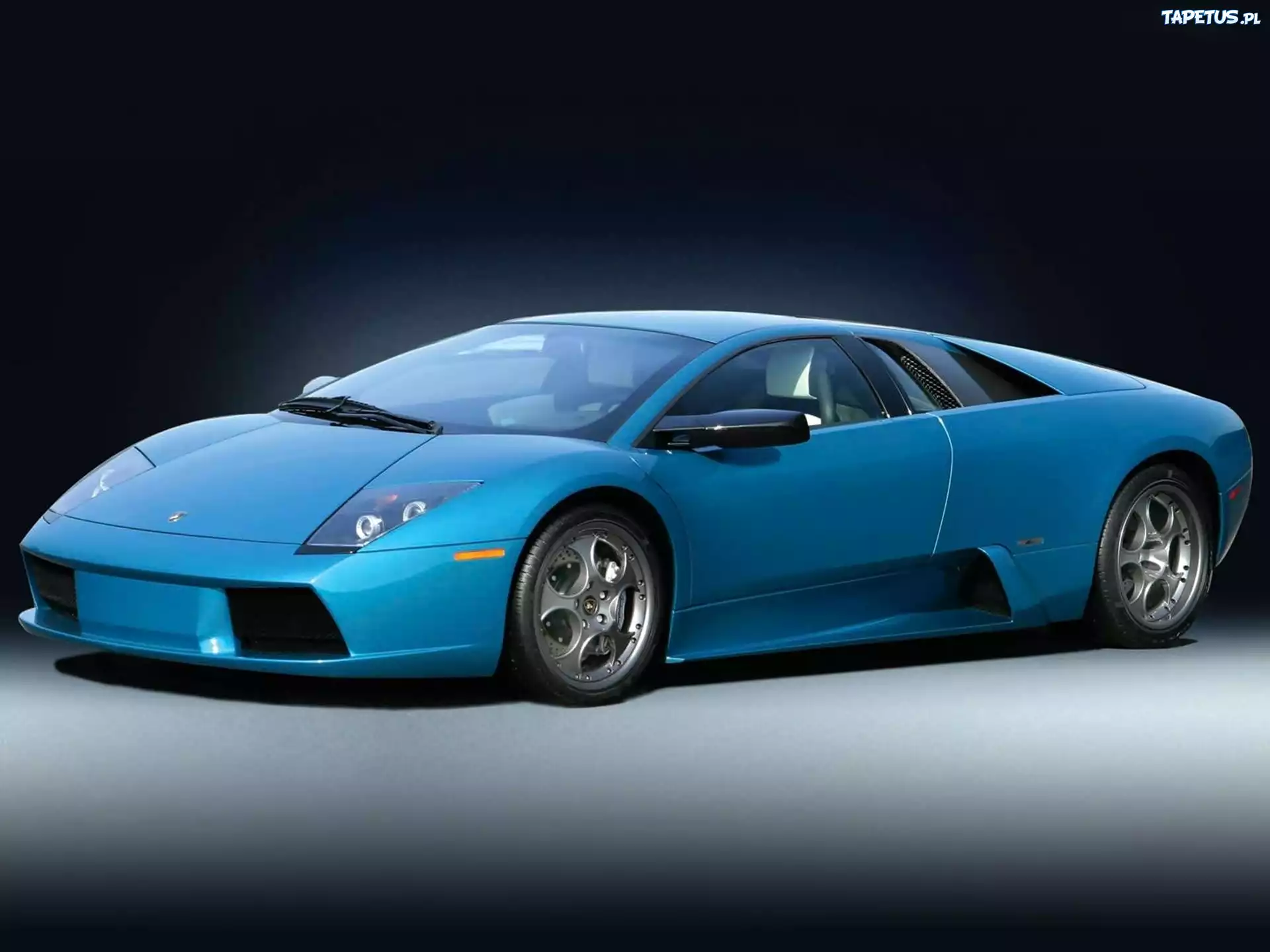 Niebieskie, Lamborghini Murcielago, Chromowane, Alufelgi