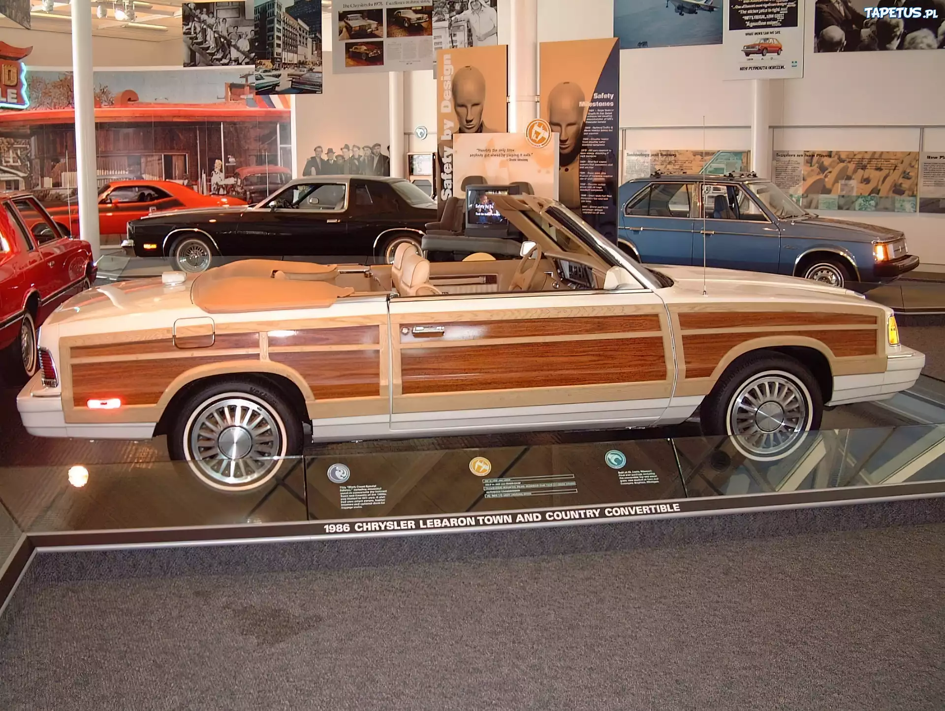 Chrysler Le Baron, Drewniane, Panele, Boczne