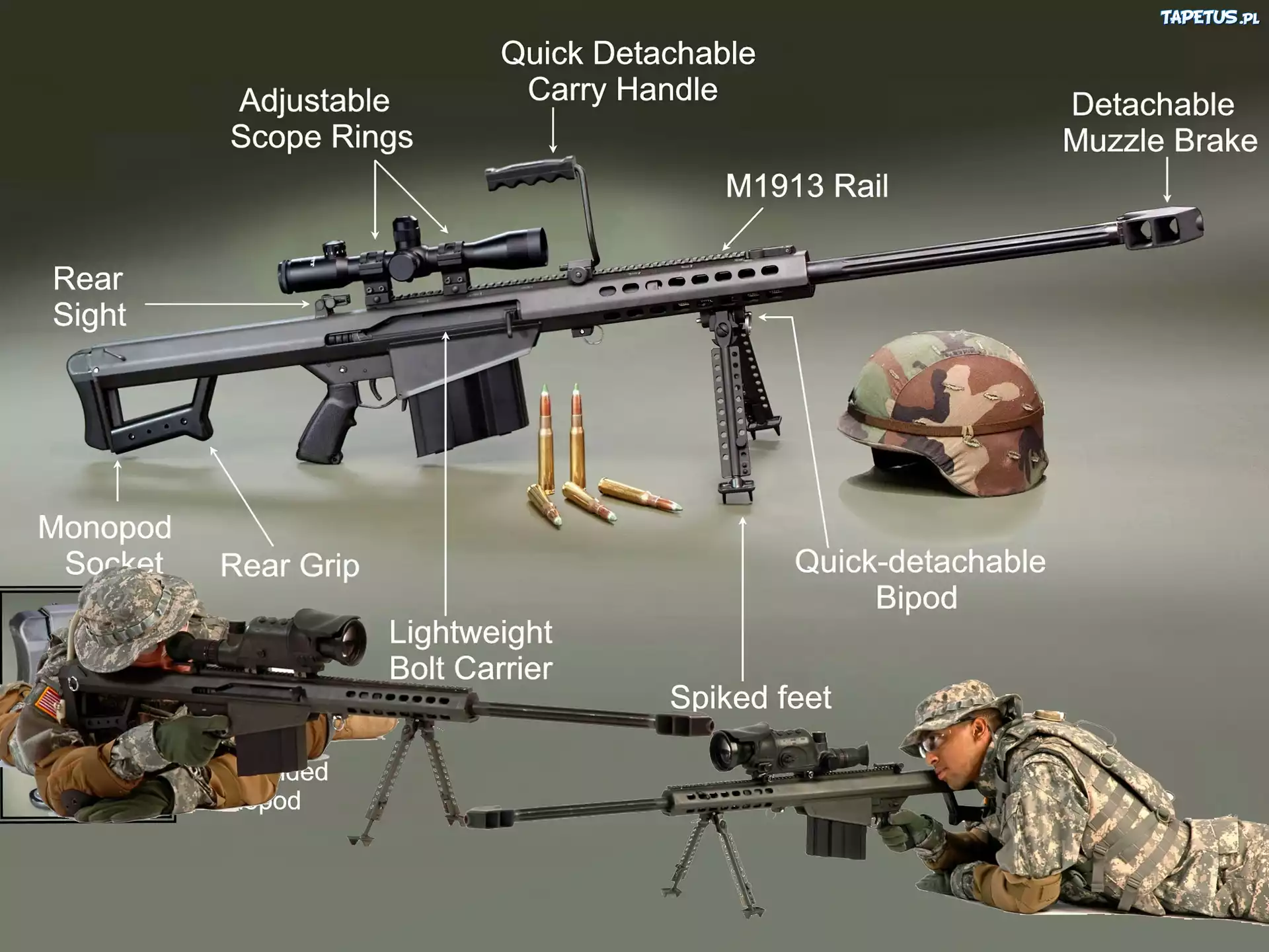 M107, Long, Range, Sniper, Opis