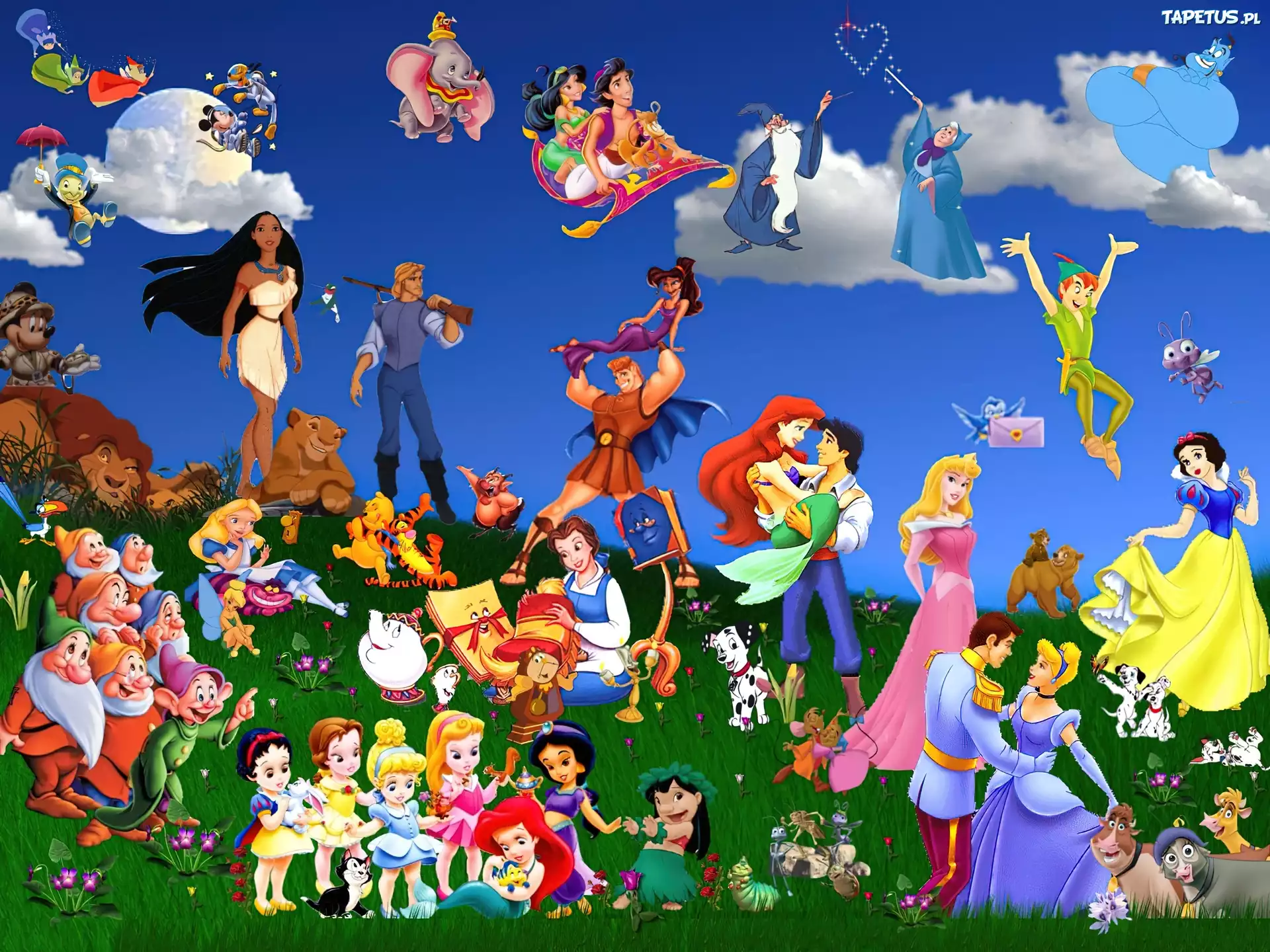 Disney, Postacie, Bajki