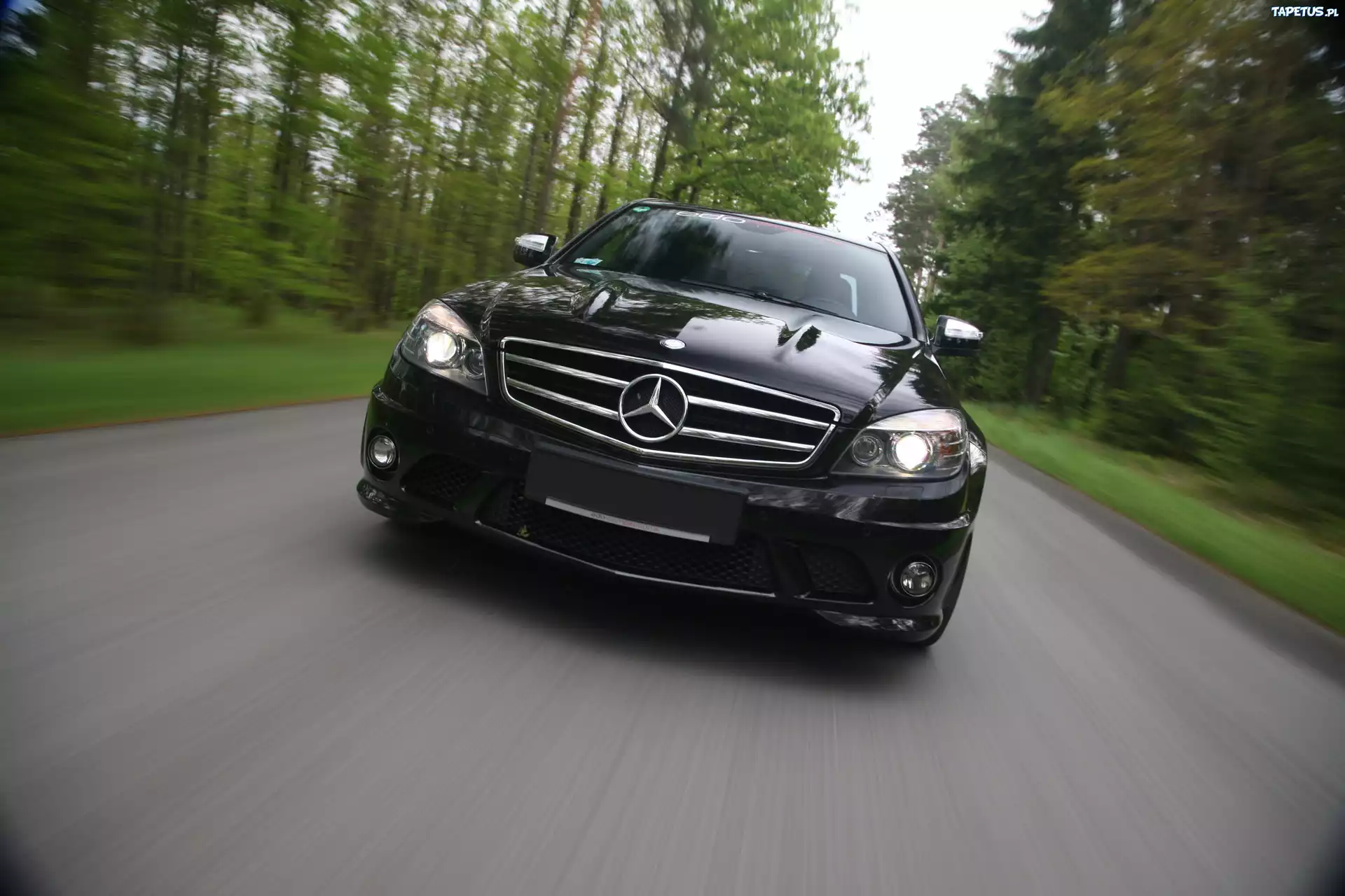 Mercedes, C-Klasa, AMG, Maska