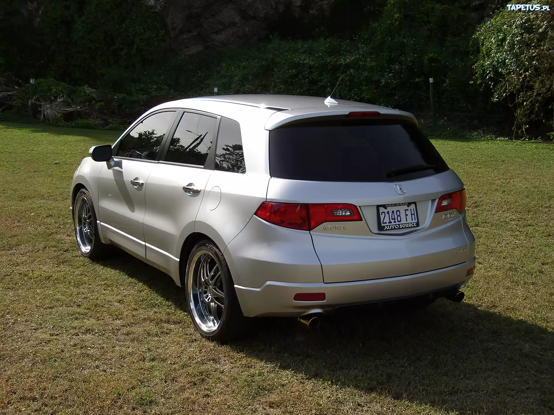 Srebrna, Acura RDX, Zdjęcie, Tył