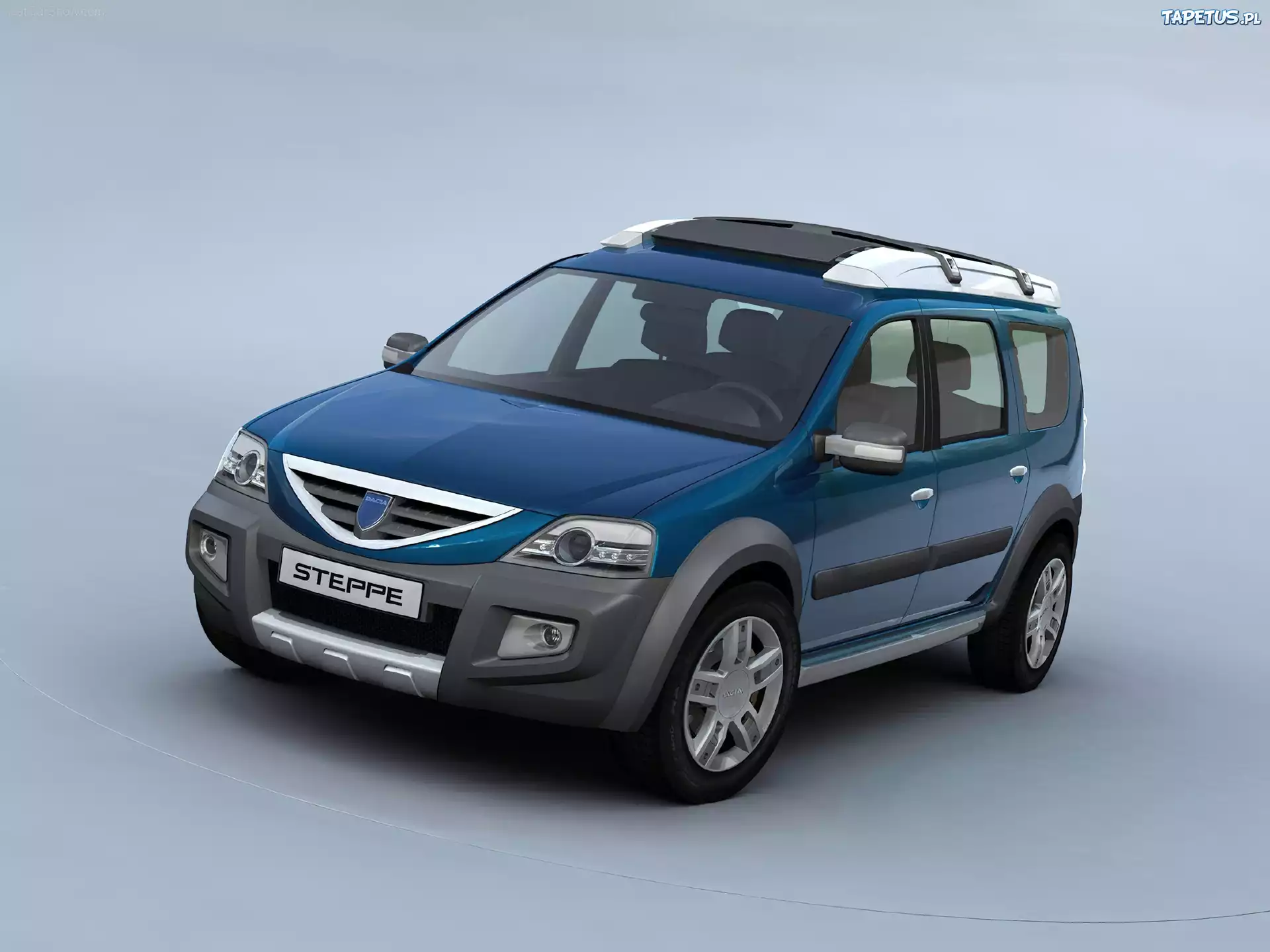 Niebieska, Dacia Logan, Steppe