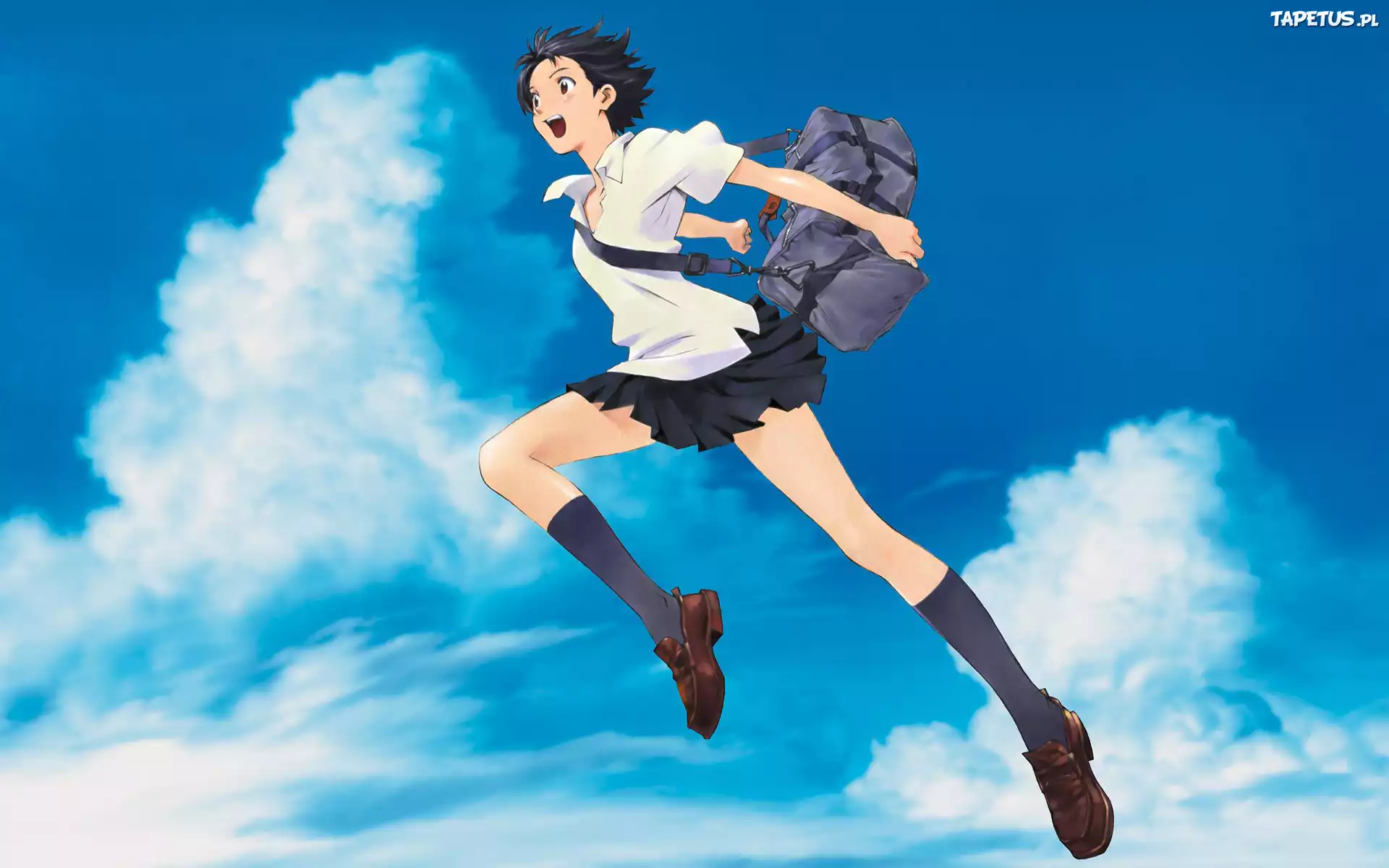 Toki wa Kakeru Shoujo, spudniczka, torba