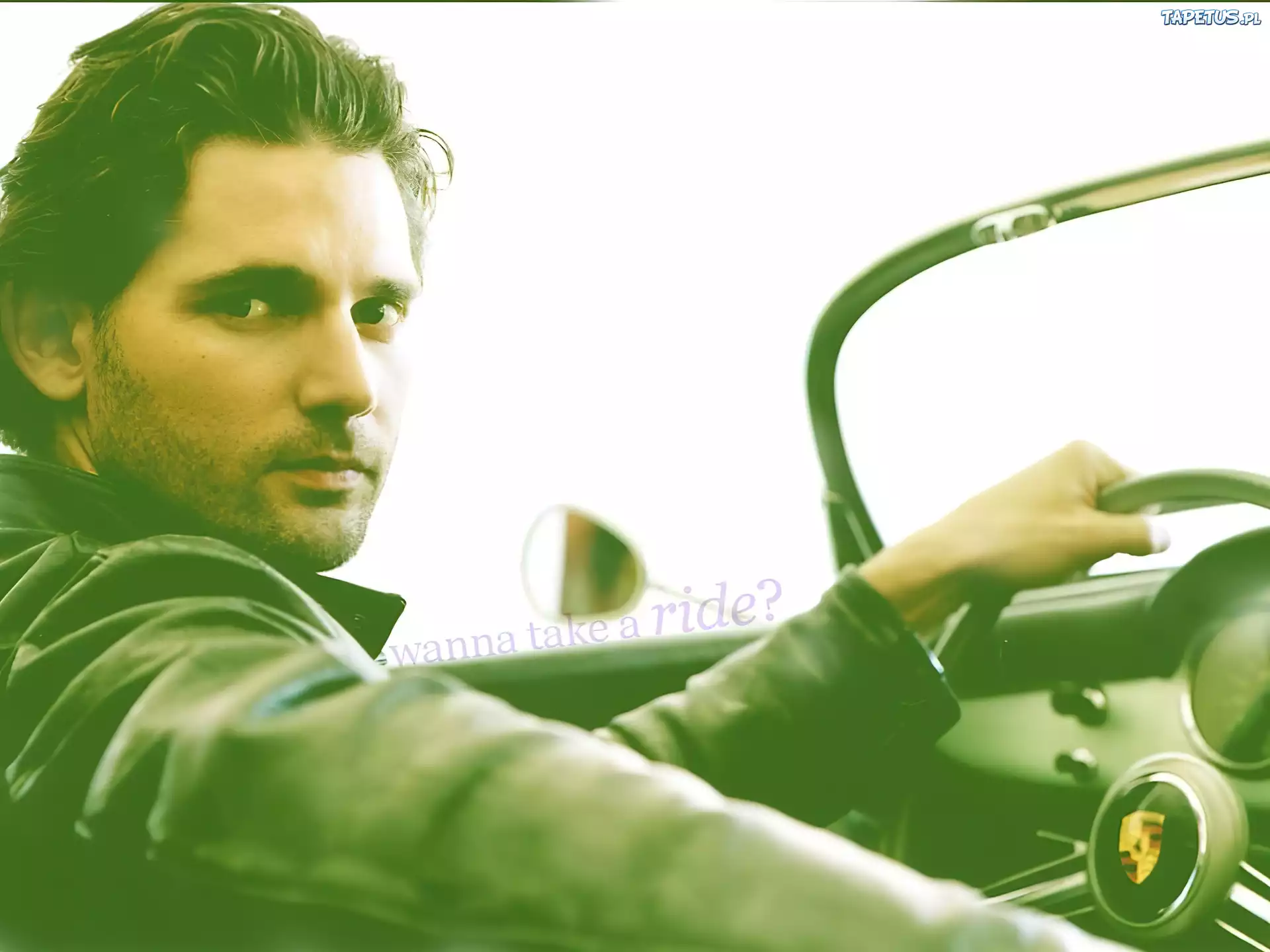 Eric Bana,auto, kierownica
