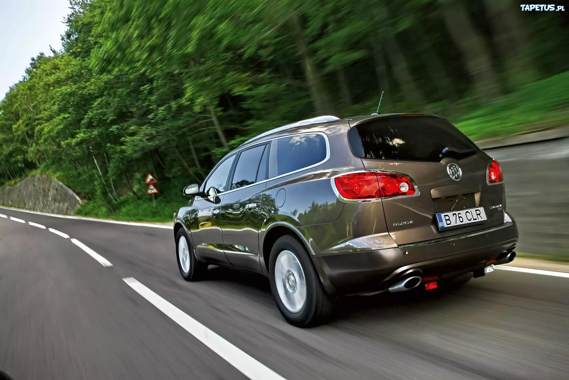 Tył, Buick Enclave, Droga