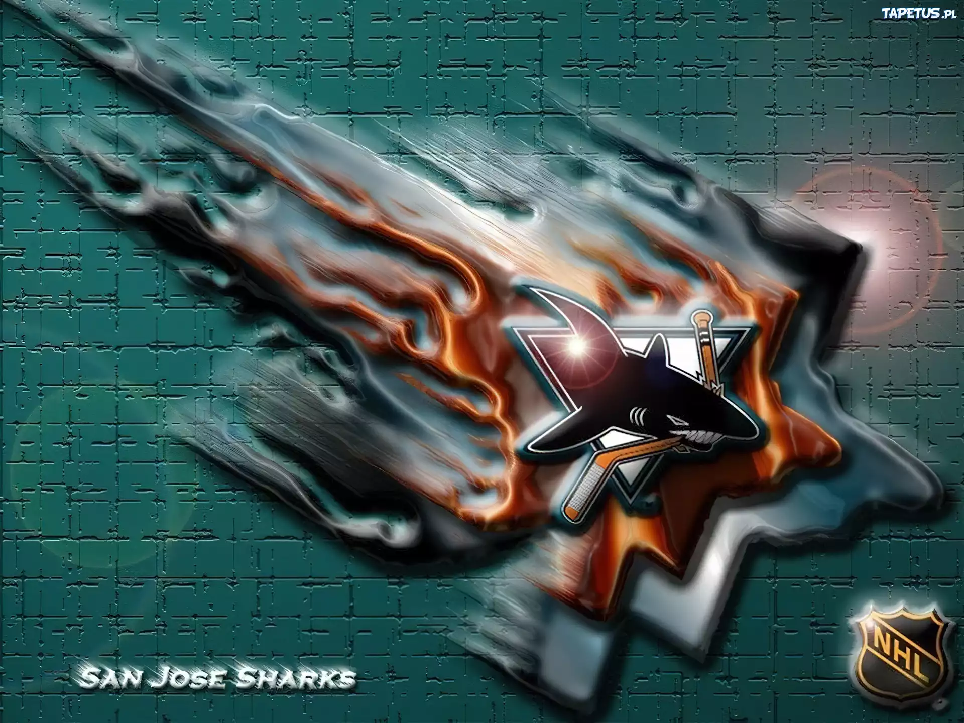 Logo, Drużyny, NHL, San Jose Sharks