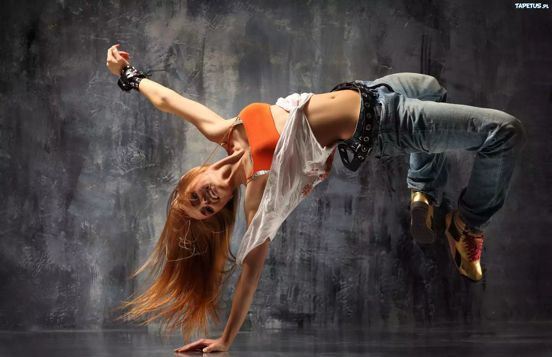 Dziewczyna, Taniec, Breakdance