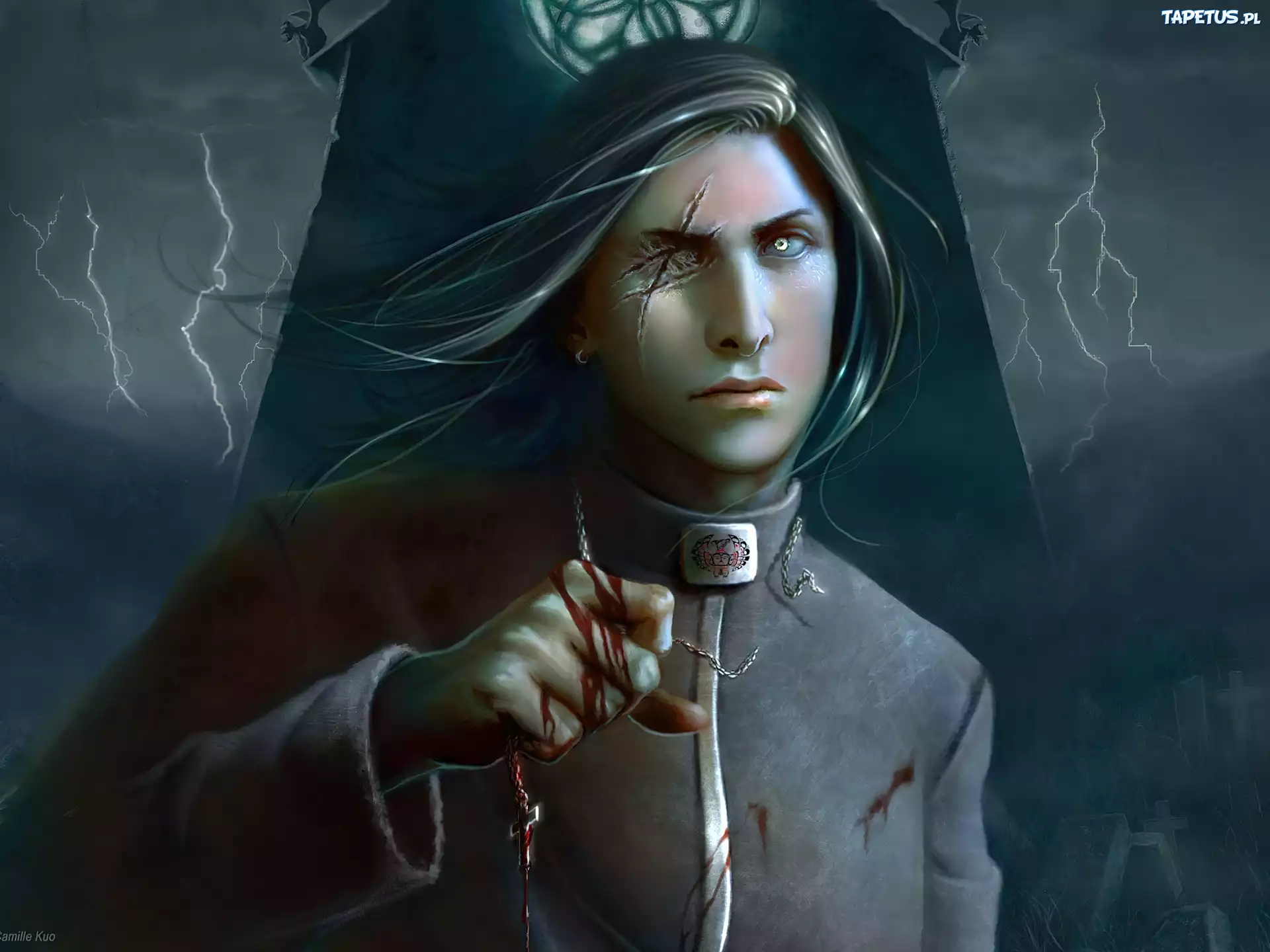 Mroczna, Fantasy, Blizna