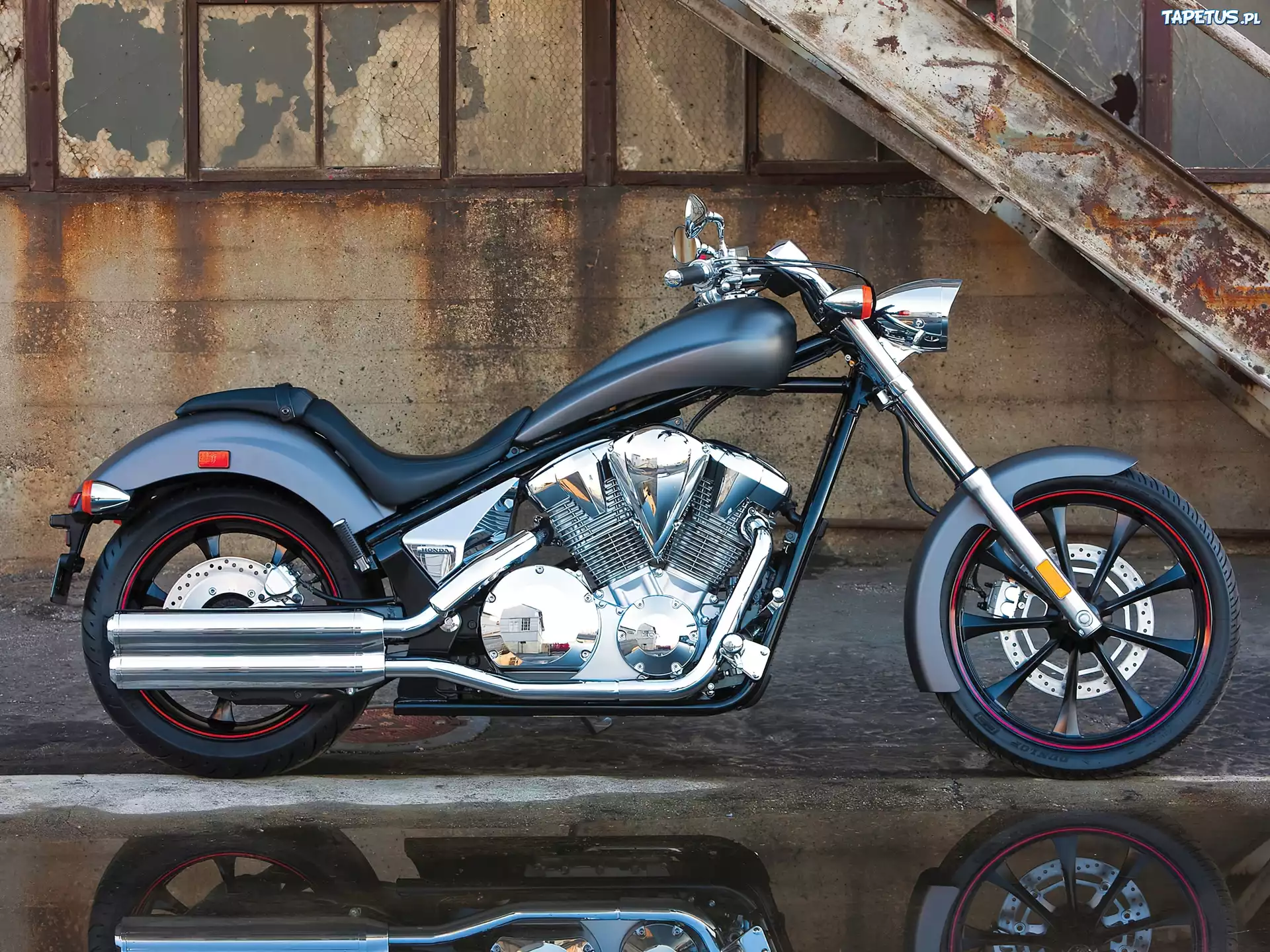 Honda VTX 1300CX Fury, Chromowane, Rury, Wydechowe