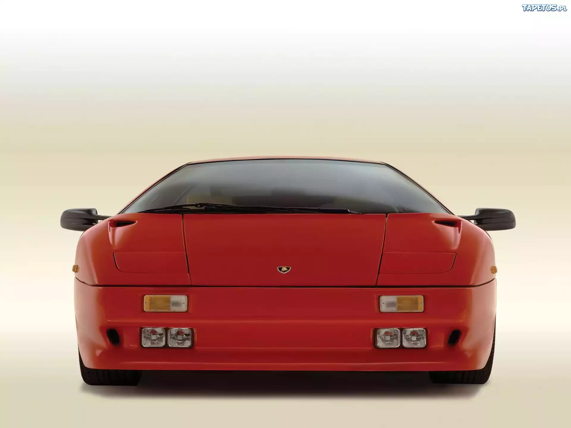 Lamborghini Diablo, Halogeny, Szyba