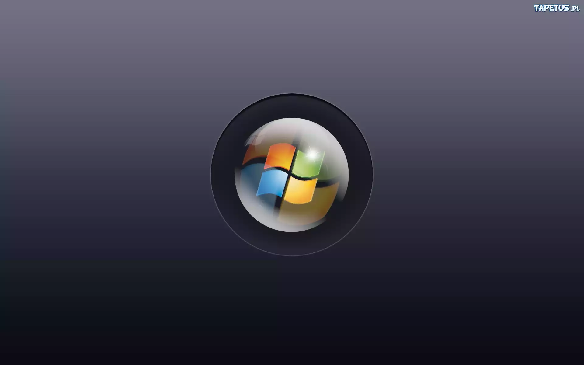 Logo, Vista, Szare, Tło
