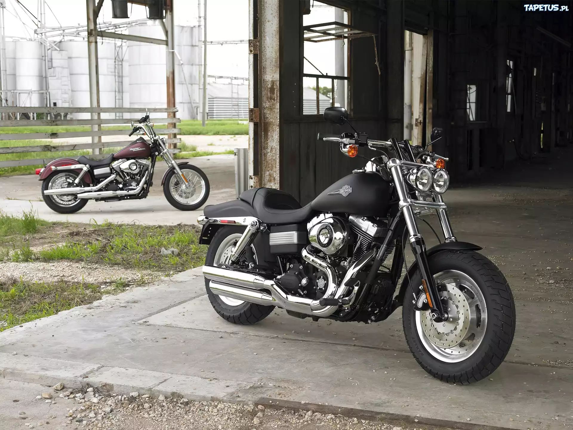 Harley-Davidson Dyna Super Glide Custom, Czarny, Mat