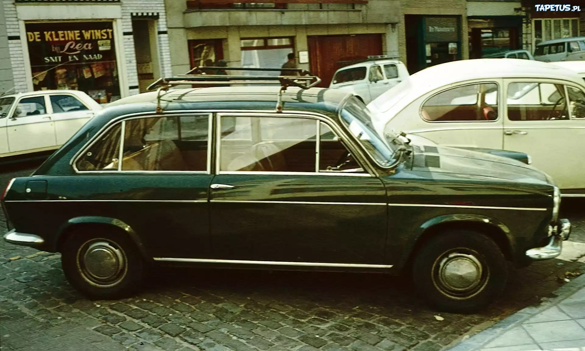 Zielony, Autobianchi Primula, Bagażnik, Dachowy