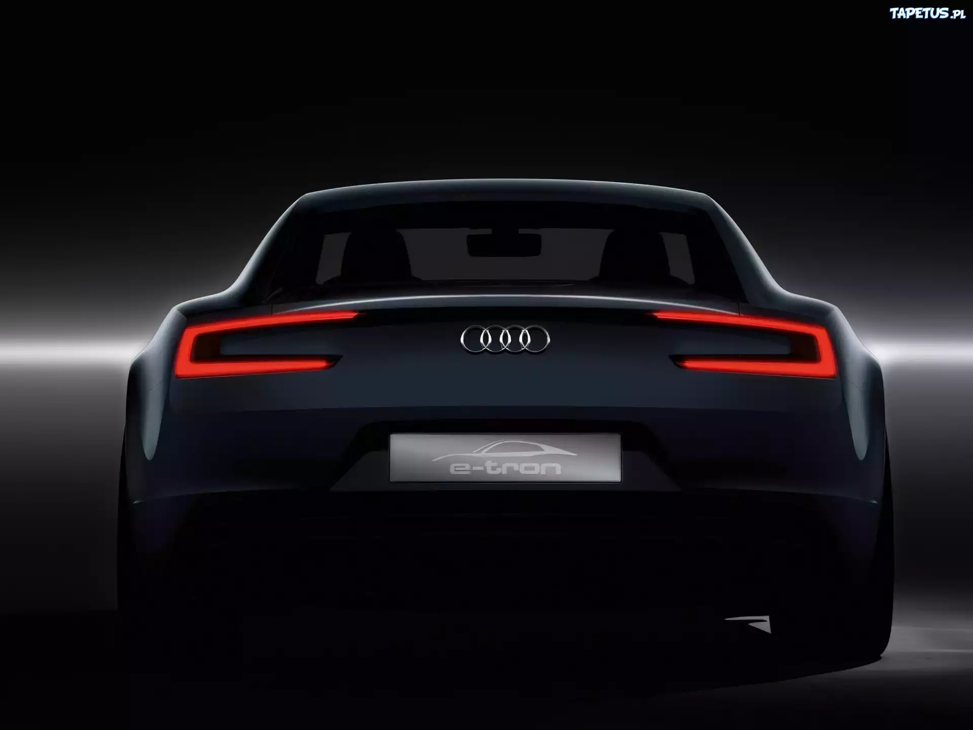 Concept, Audi e-Tron, Lampy, Neonowe