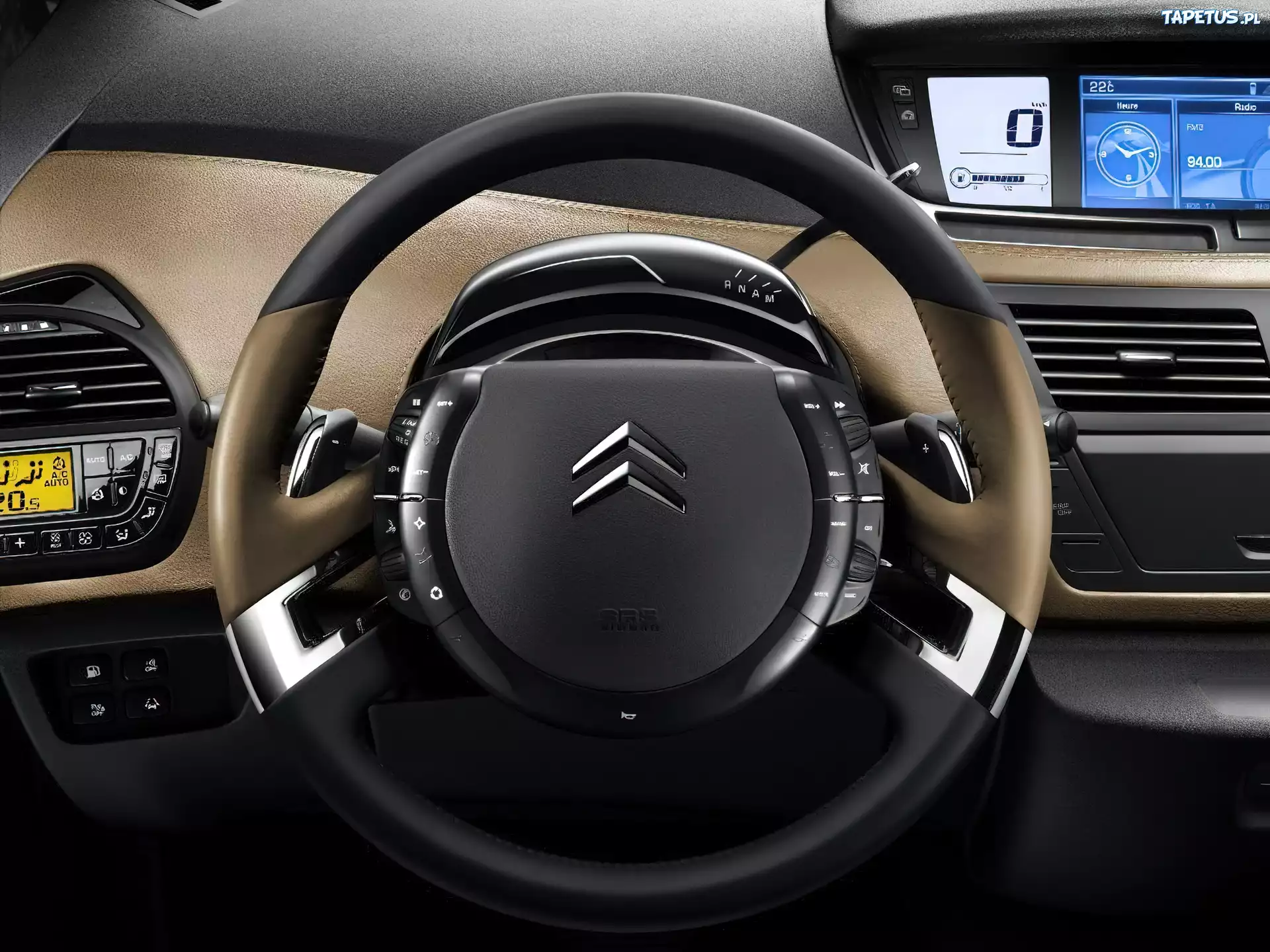 Citroen C4 Picasso, Kierownica, Nawiewy