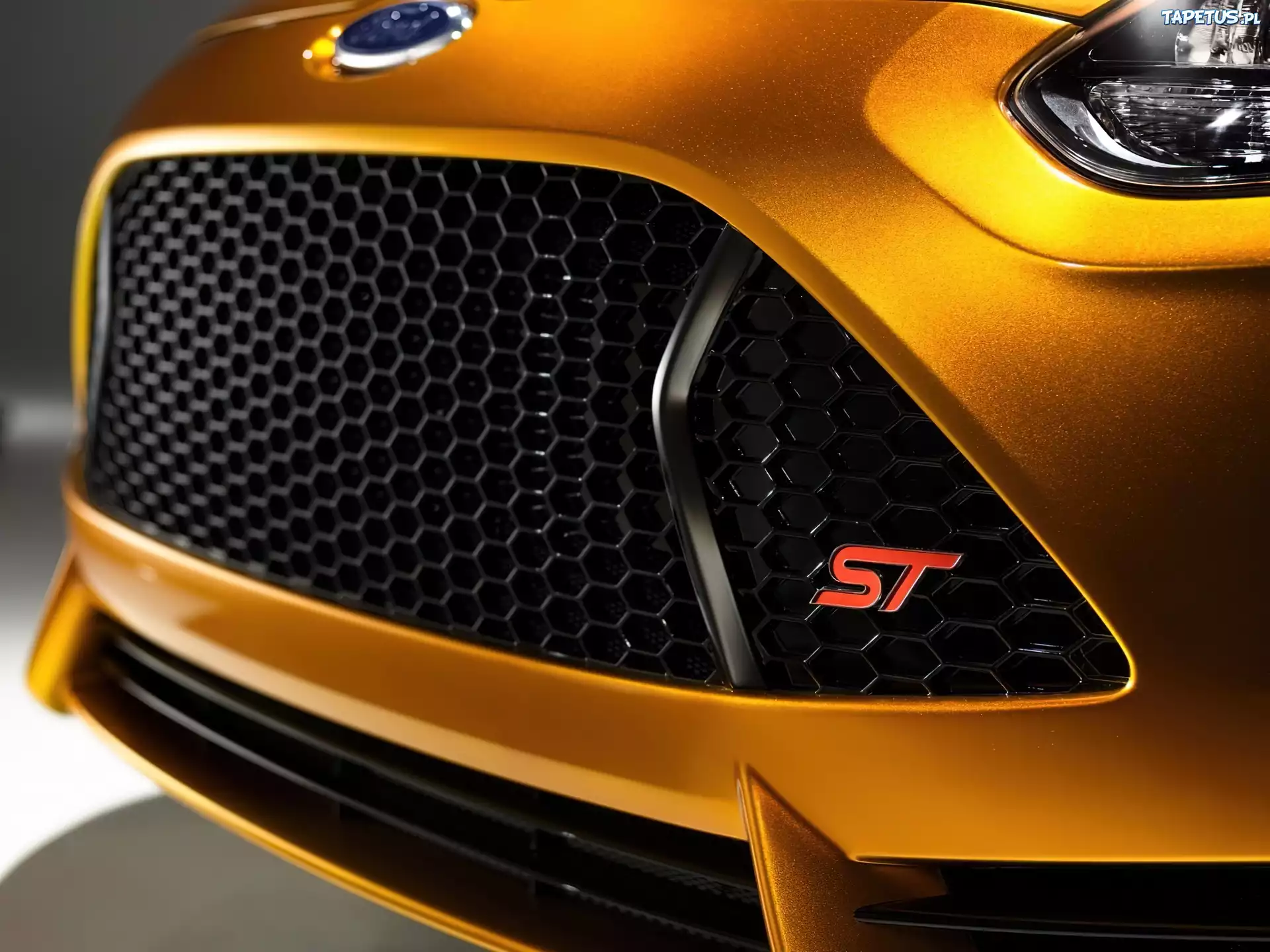 Ford Focus MK 3, Emblemat, ST, Atrapa