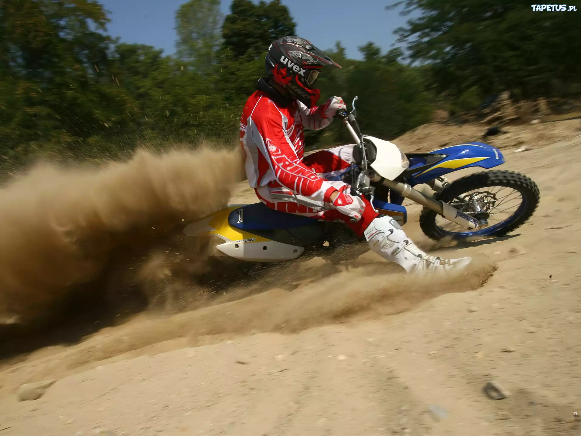 Husaberg FE570, Jazda, Terenowa