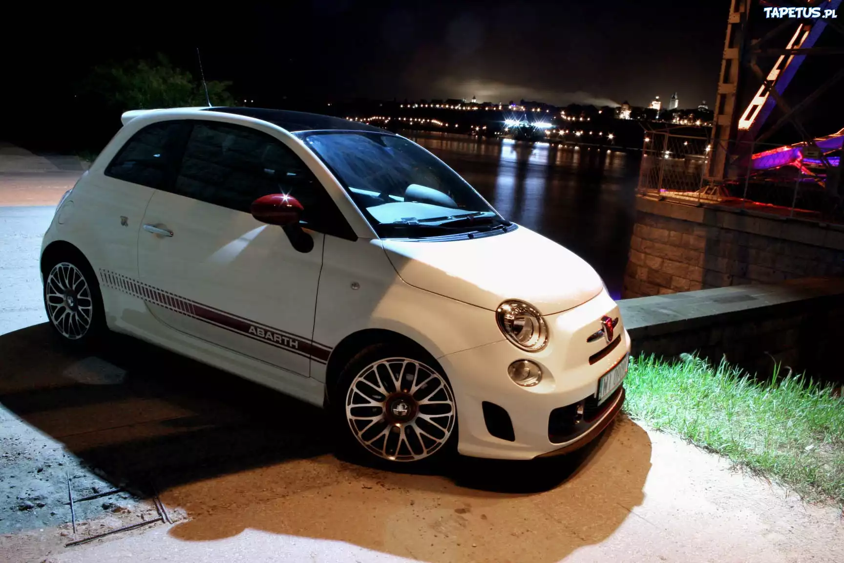 Abarth 500, Widok, Panorama, Światła